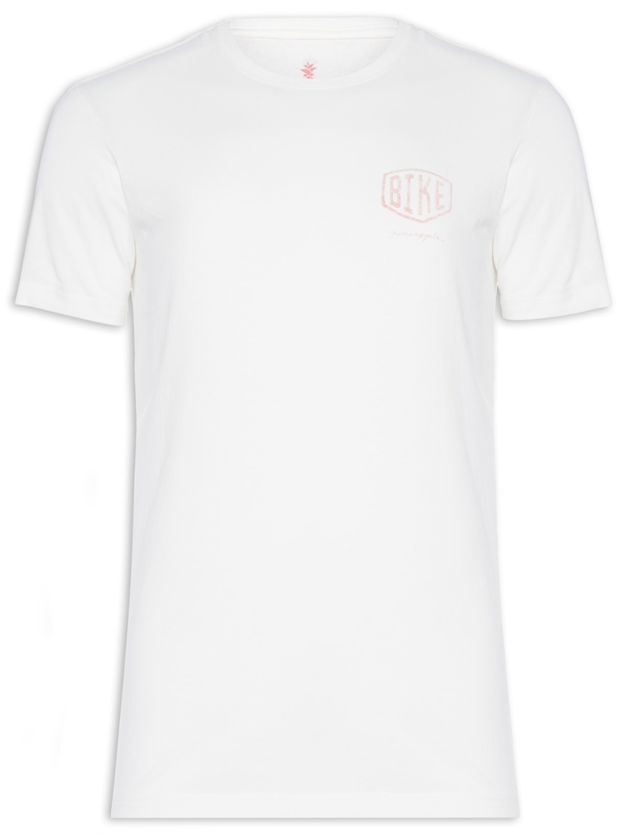 Camiseta Masculina Silkada Bike Off White Pineapple
