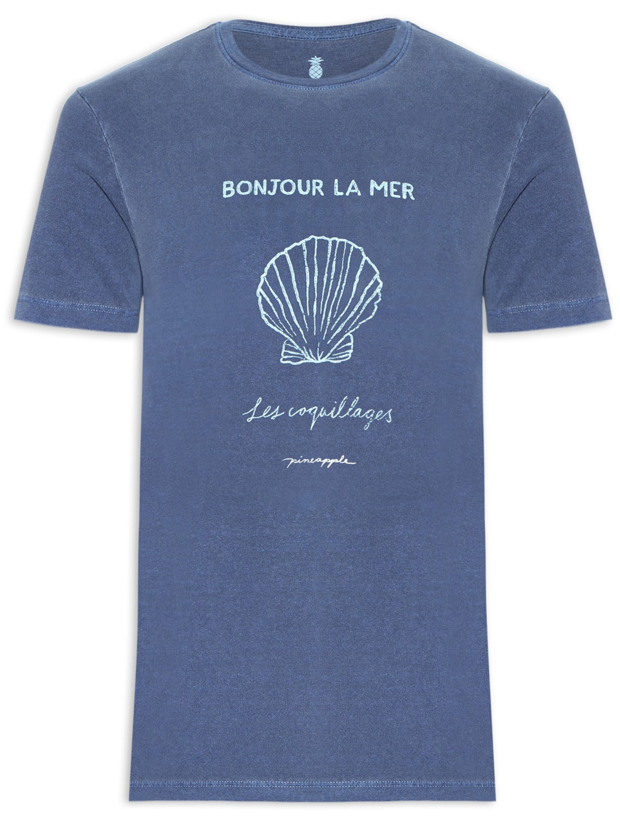 Camiseta Masculina Silkada Bonjour - Azul