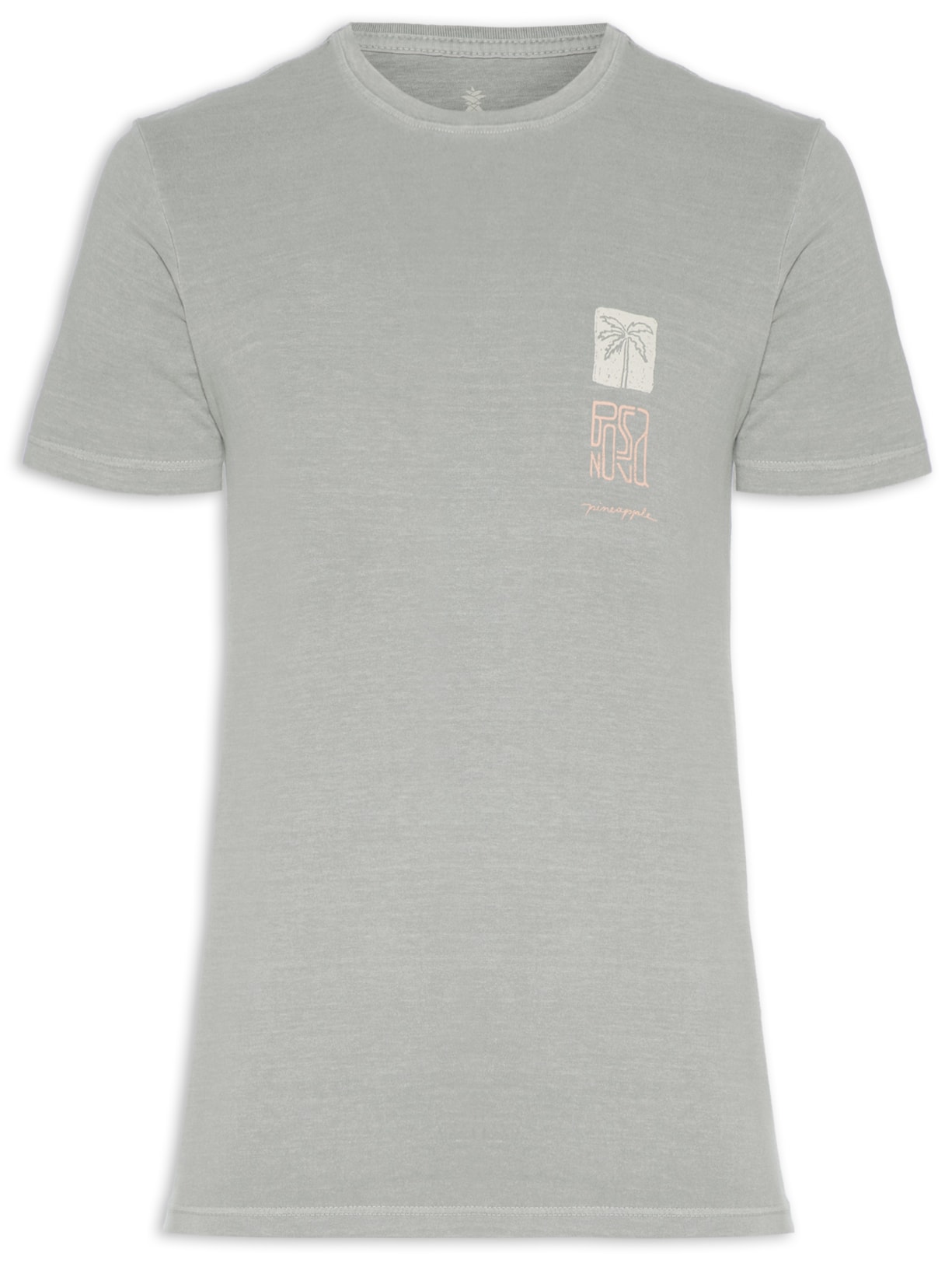 Camiseta Masculina Silkada Bossa Blocks - Cinza