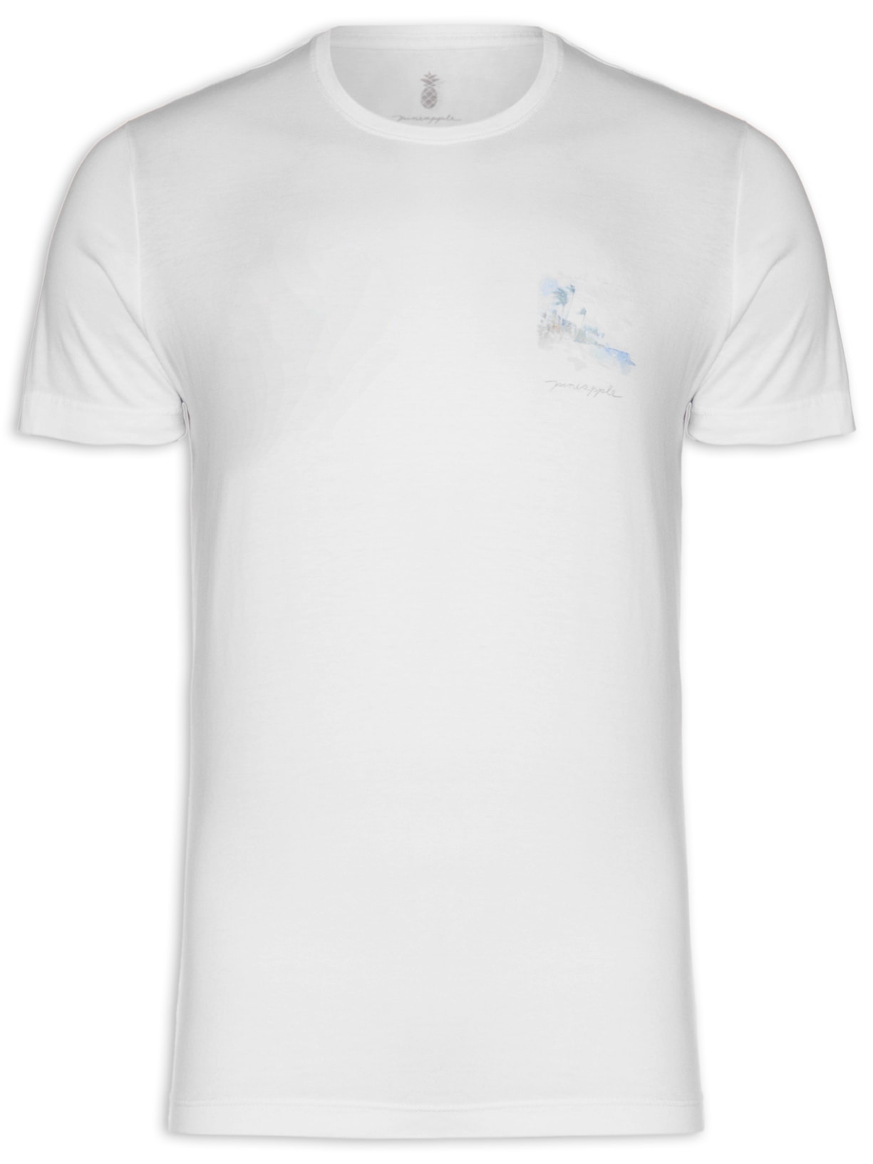 Camiseta Masculina Silkada Brésil Magique - Branco