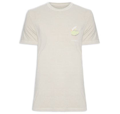 Camiseta Masculina Silkada Cinquecento - Bege