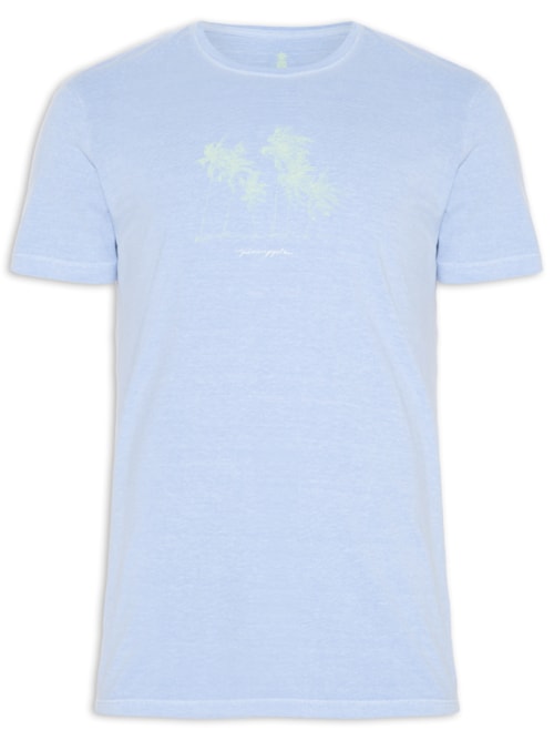 Camiseta Masculina Silkada Coqueiral - Azul