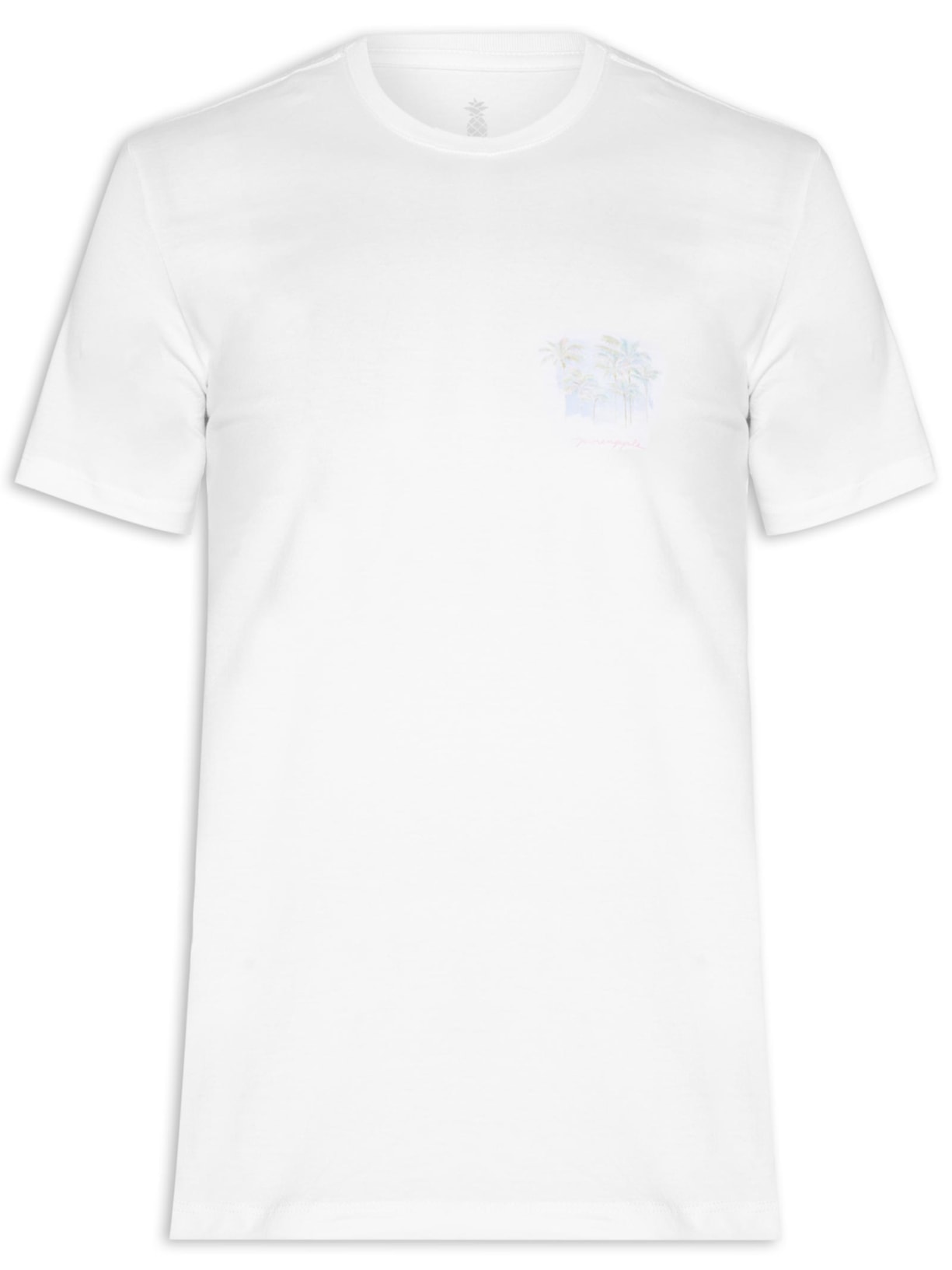 Camiseta Masculina Silkada Coqueiral - Branco