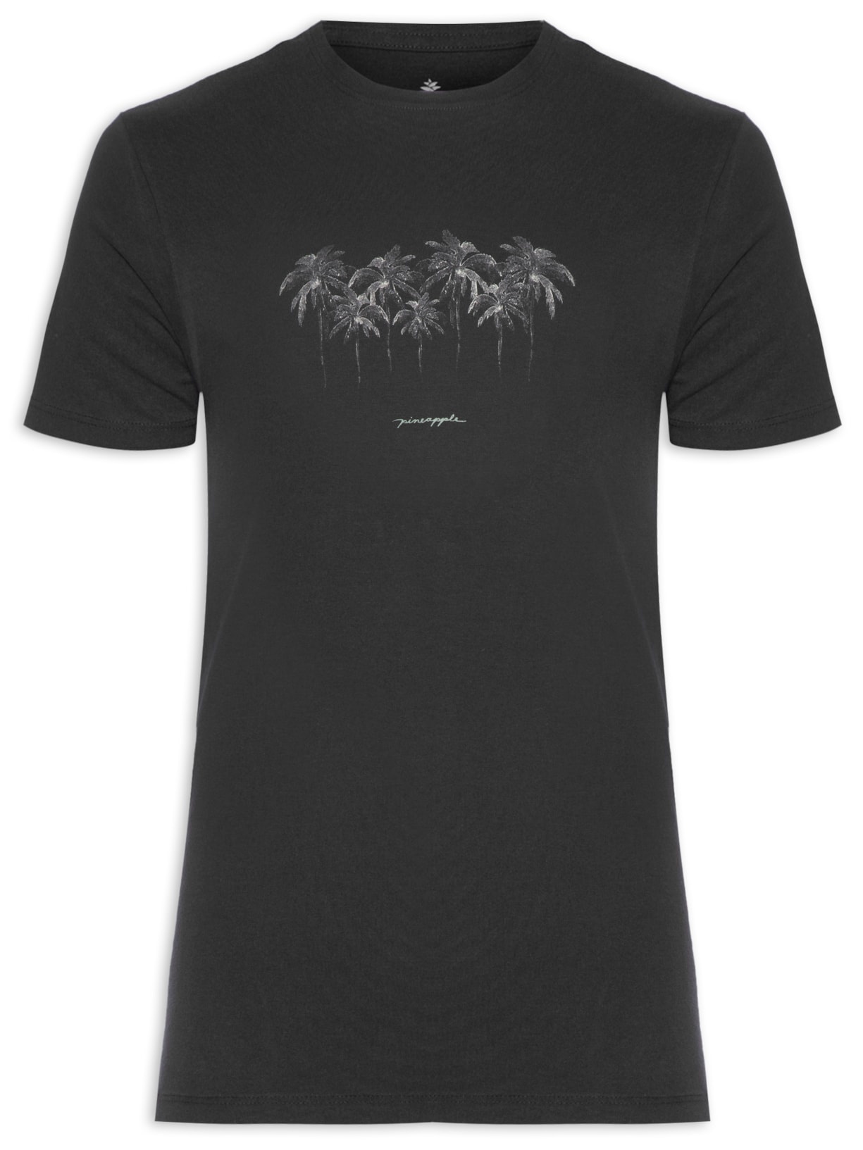 Camiseta Masculina Silkada Coqueiral - Preto
