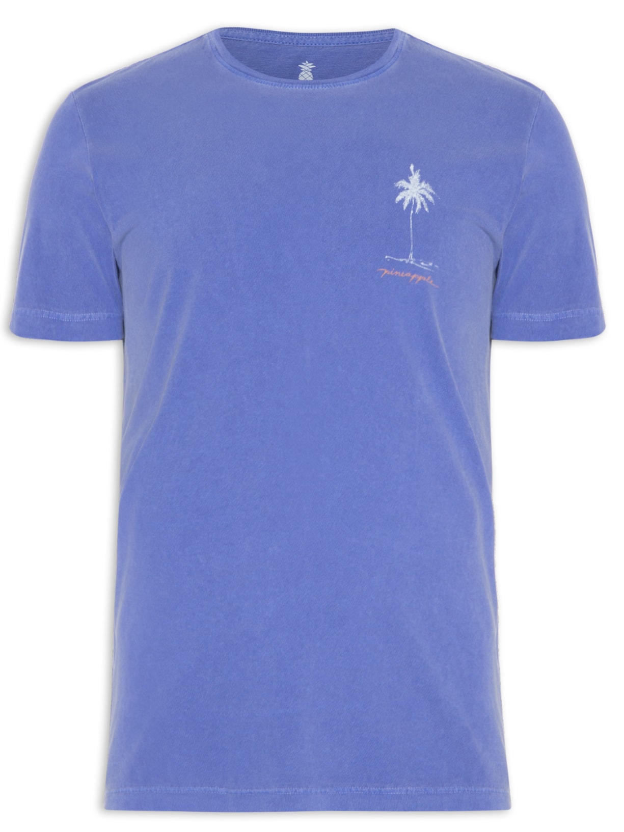 Camiseta Masculina Silkada Coqueiro - Azul