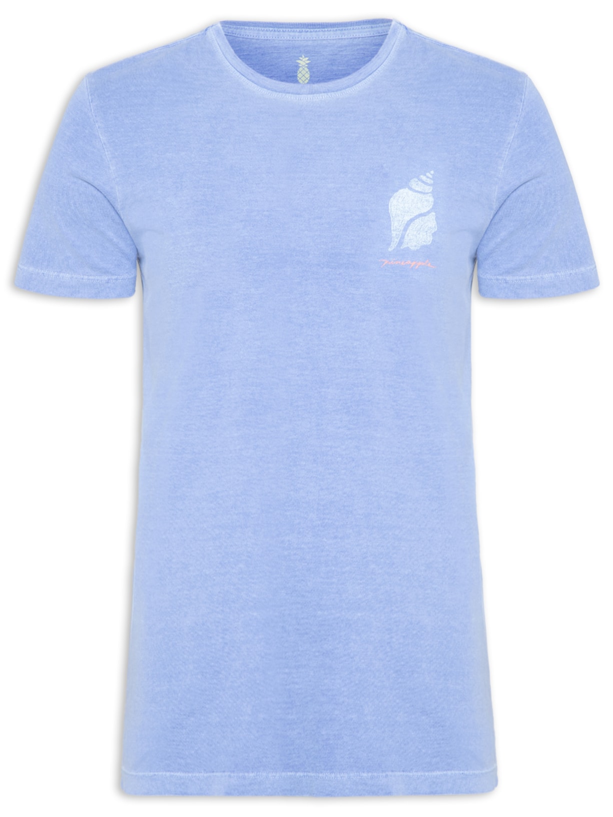 Camiseta Masculina Silkada Coquille Azul Pineapple