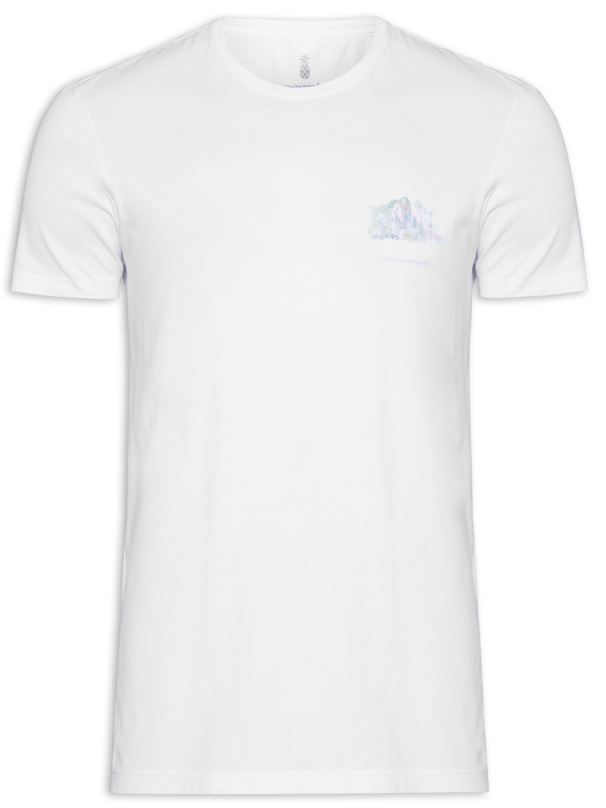 Camiseta Masculina Silkada Corcovado - Branco