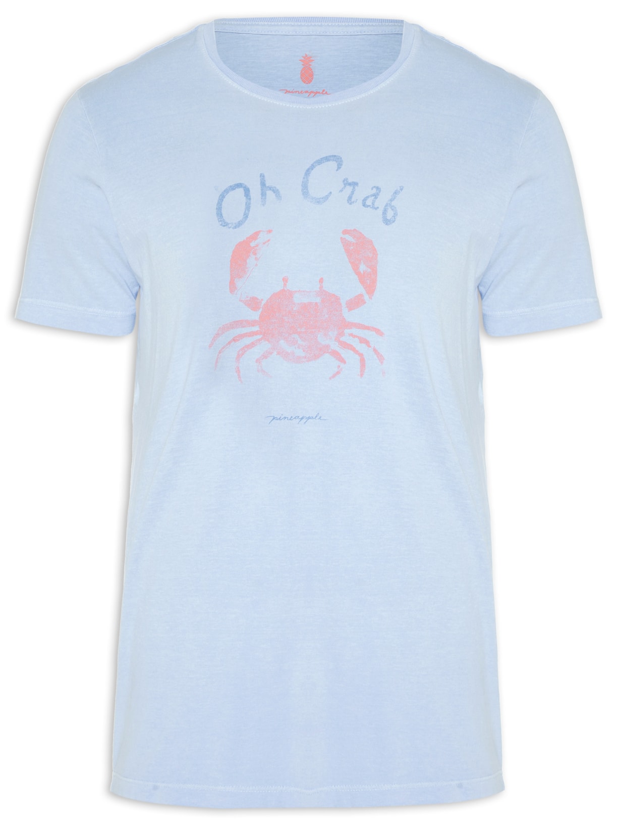 Camiseta Masculina Silkada Crab - Azul
