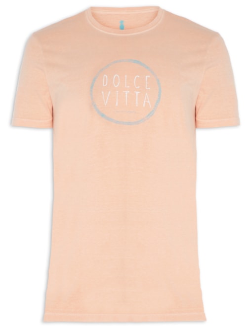Camiseta Masculina Silkada Dolce Vitta - Laranja