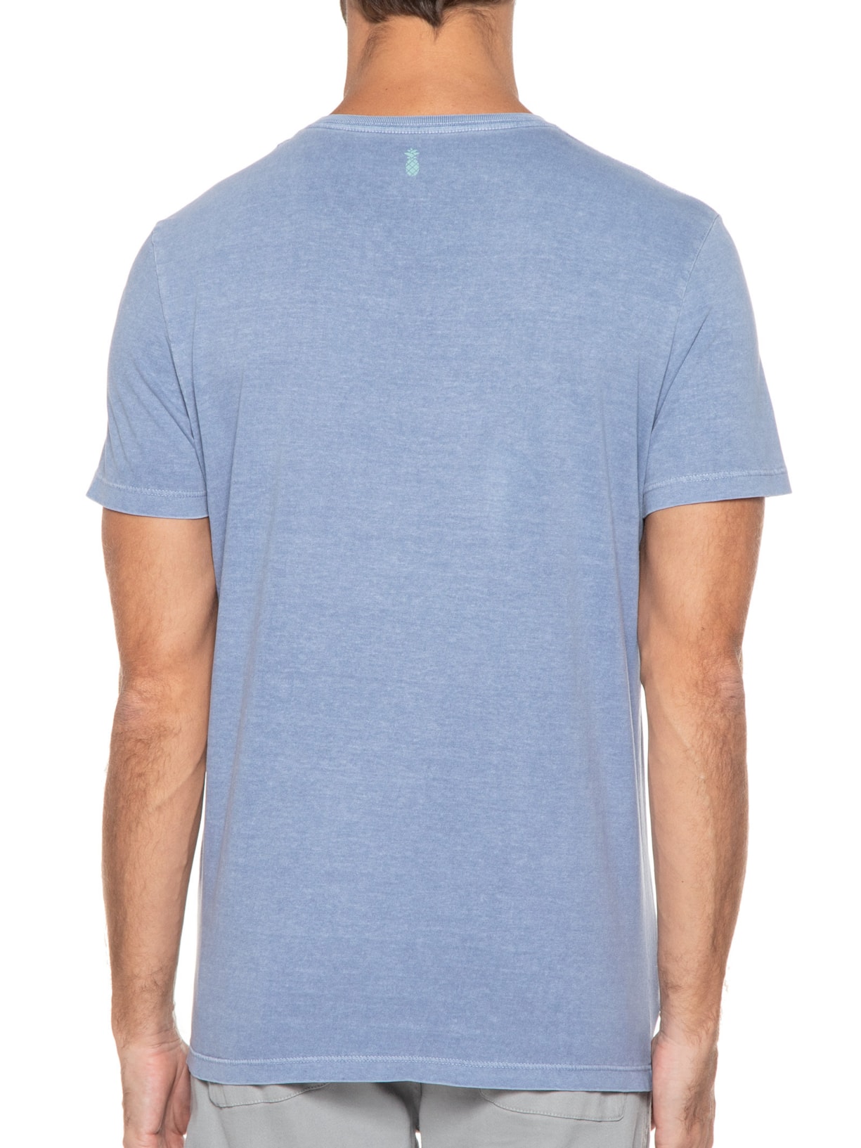 Camiseta Masculina Silkada El Mar Azul Pineapple