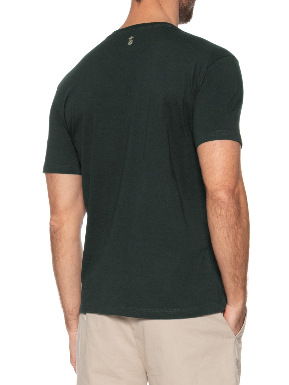 Camiseta Masculina Silkada Endless Vacation Preto Pineapple