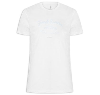 Camiseta Masculina Silkada French Tiver - Branco