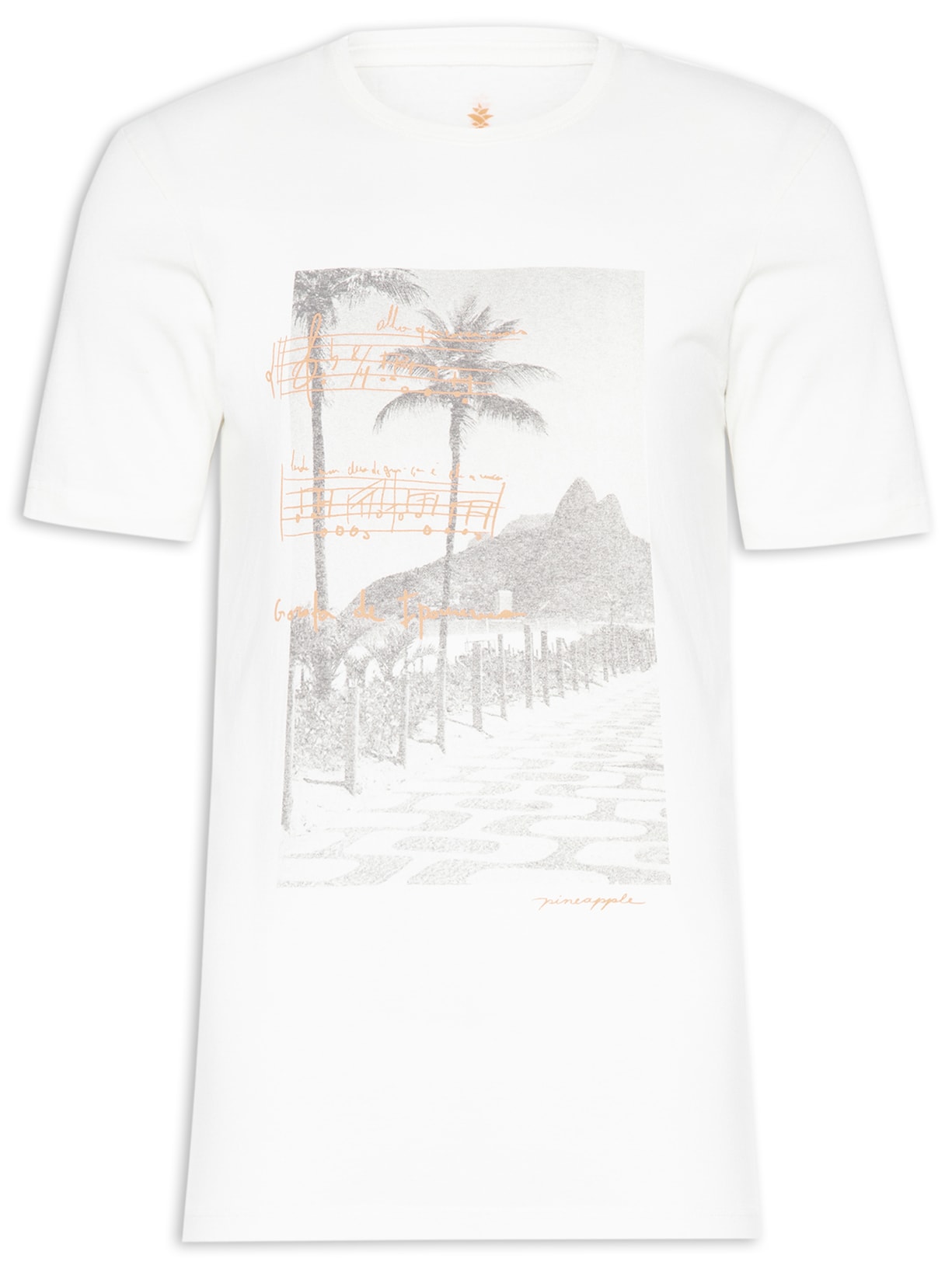 Camiseta Masculina Silkada Garota De Ipanema - Off White