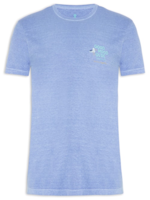 Camiseta Masculina Silkada Good Mood - Azul
