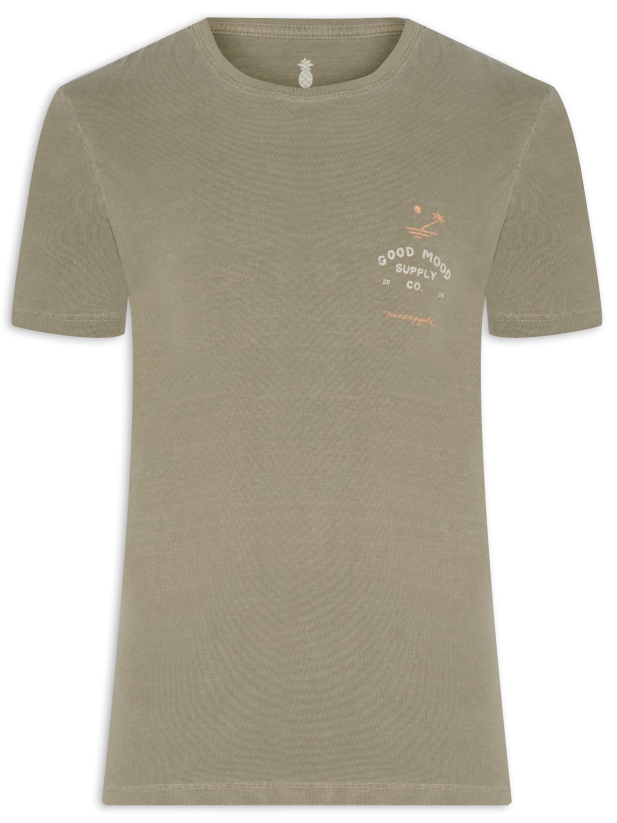 Camiseta Masculina Silkada Good Mood - Bege