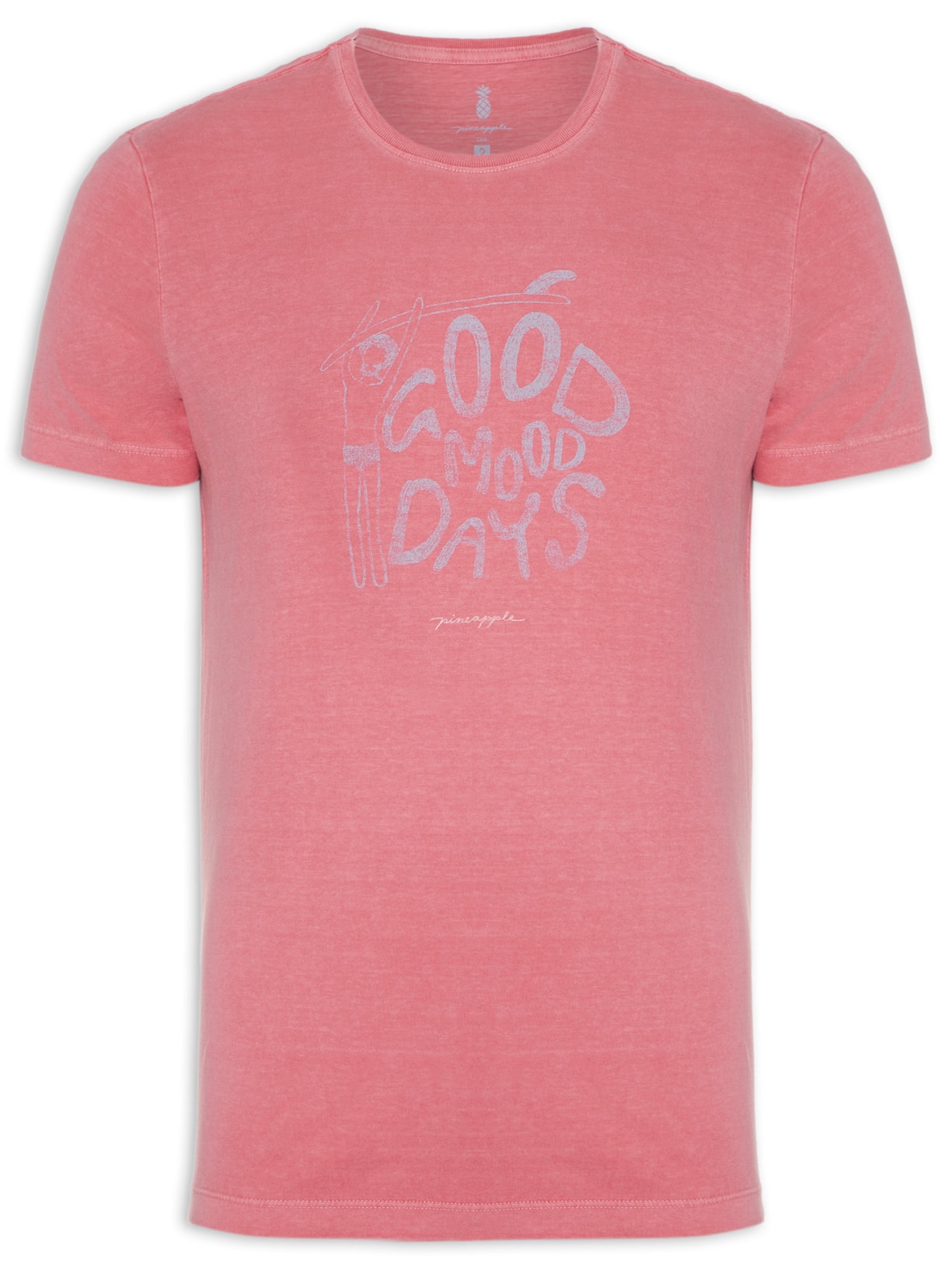 Camiseta Masculina Silkada Good Mood Days - Rosa
