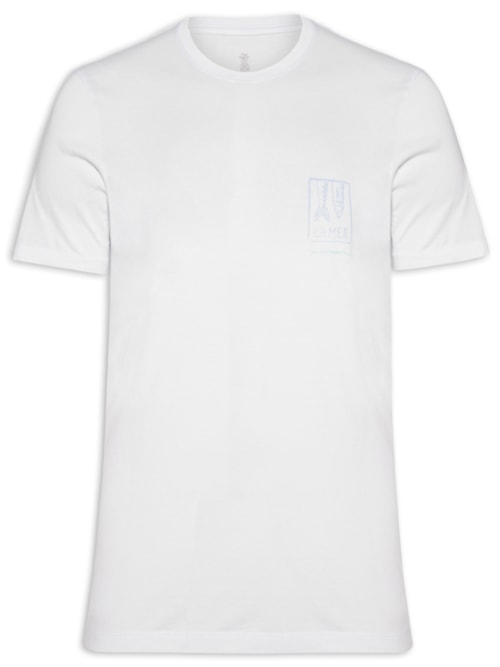 Camiseta Masculina Silkada La Mer - Branco