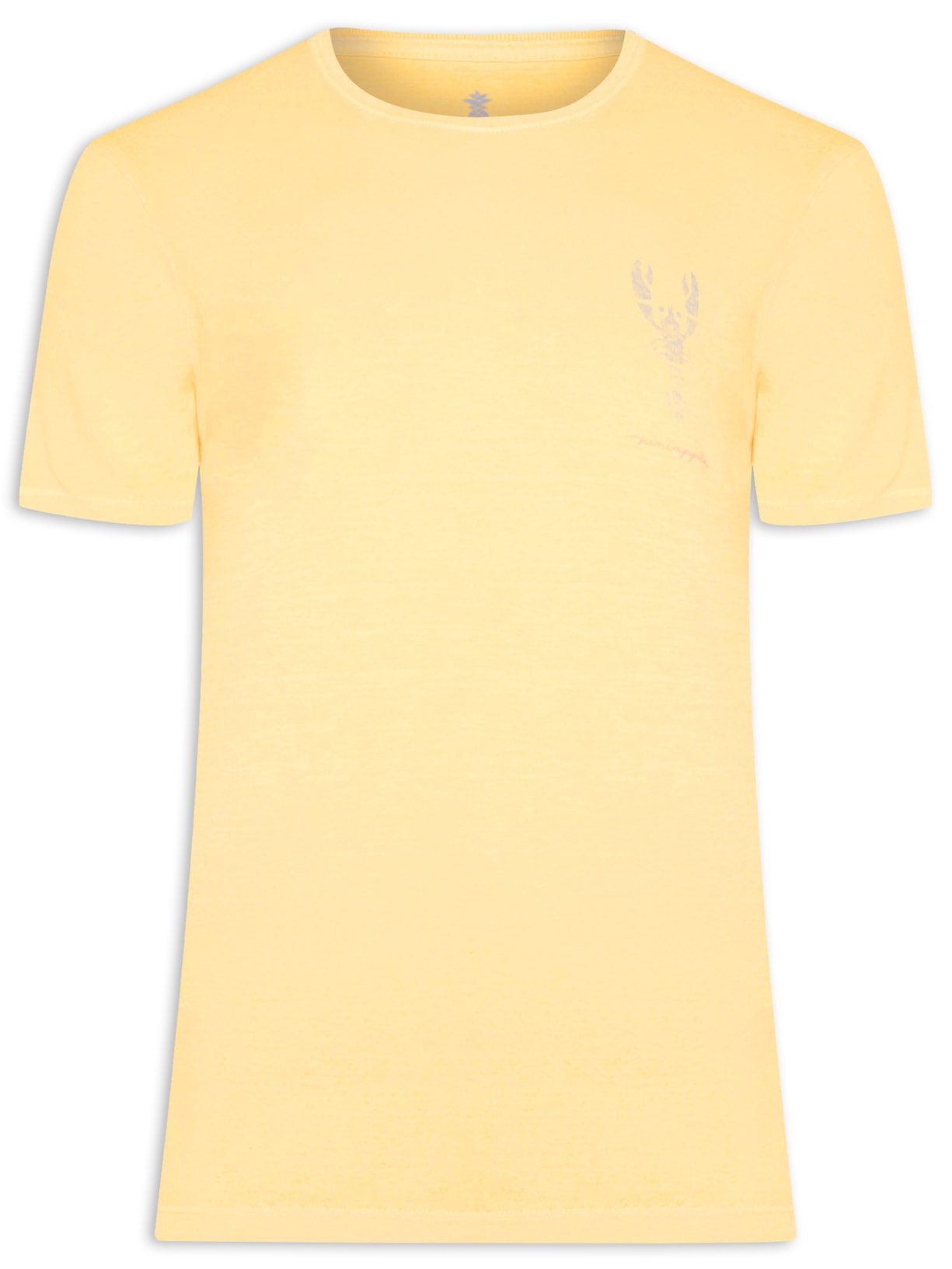 Camiseta Masculina Silkada Lagosta - Amarelo