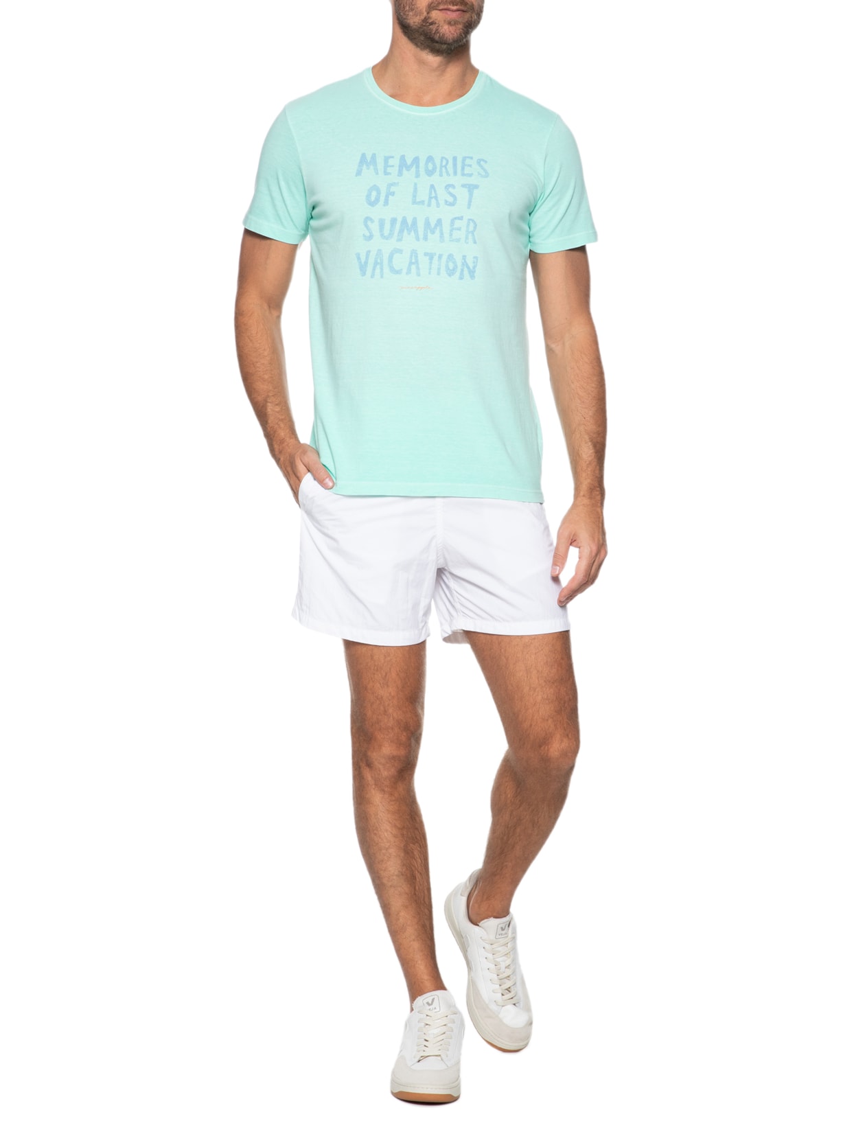 Camiseta Masculina Silkada Memories Verde Pineapple