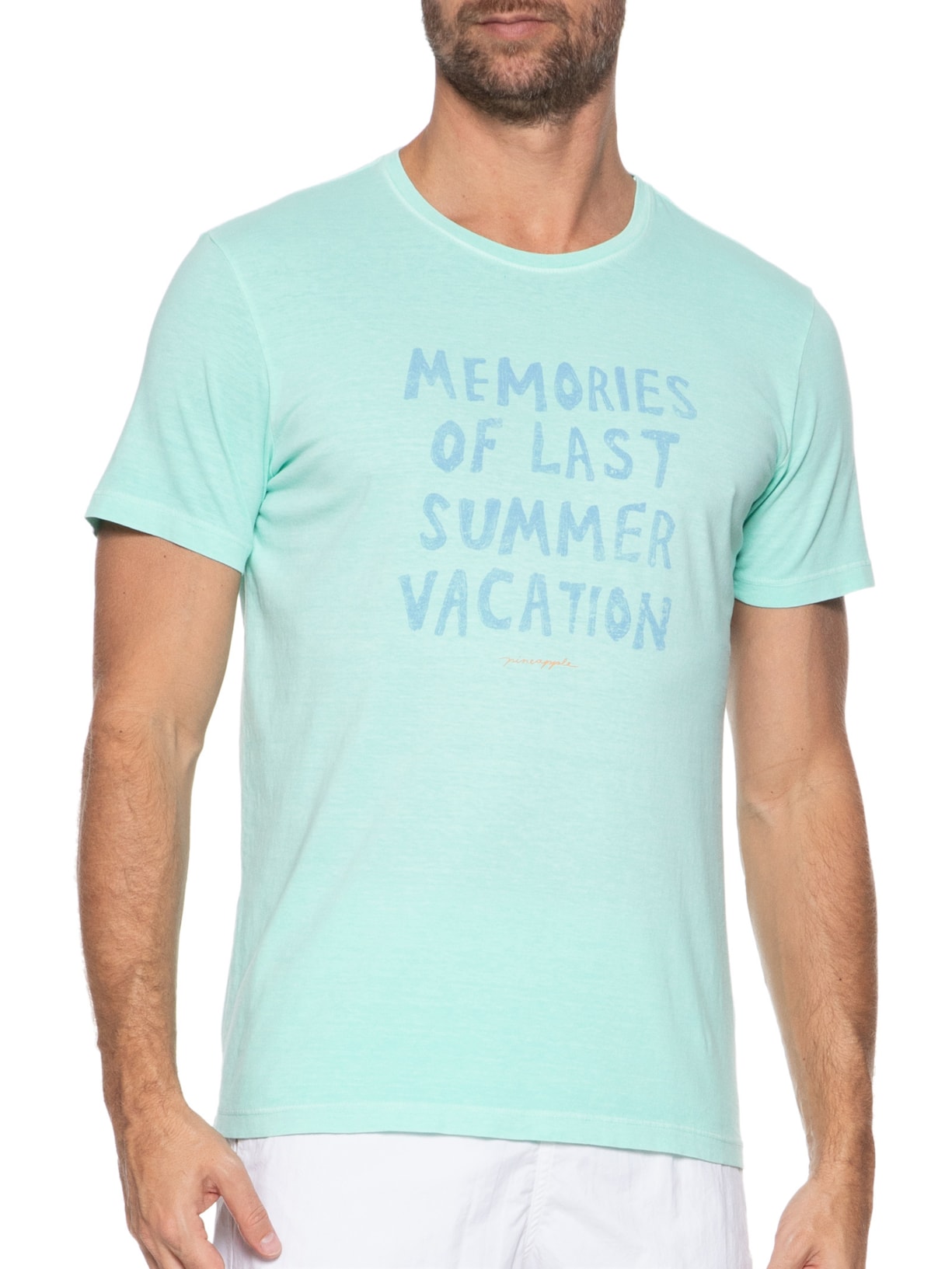 Camiseta Masculina Silkada Memories Verde Pineapple