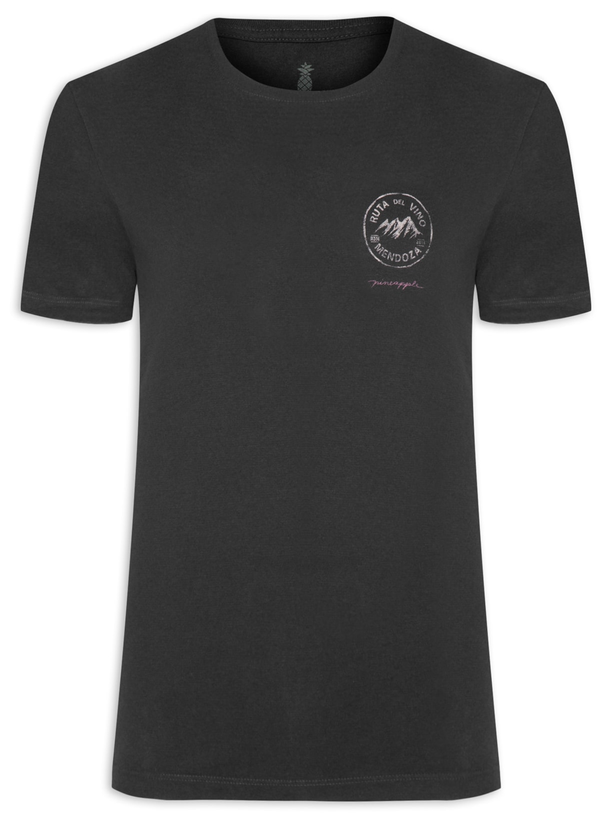 Camiseta Masculina Silkada Mendoza - Preto