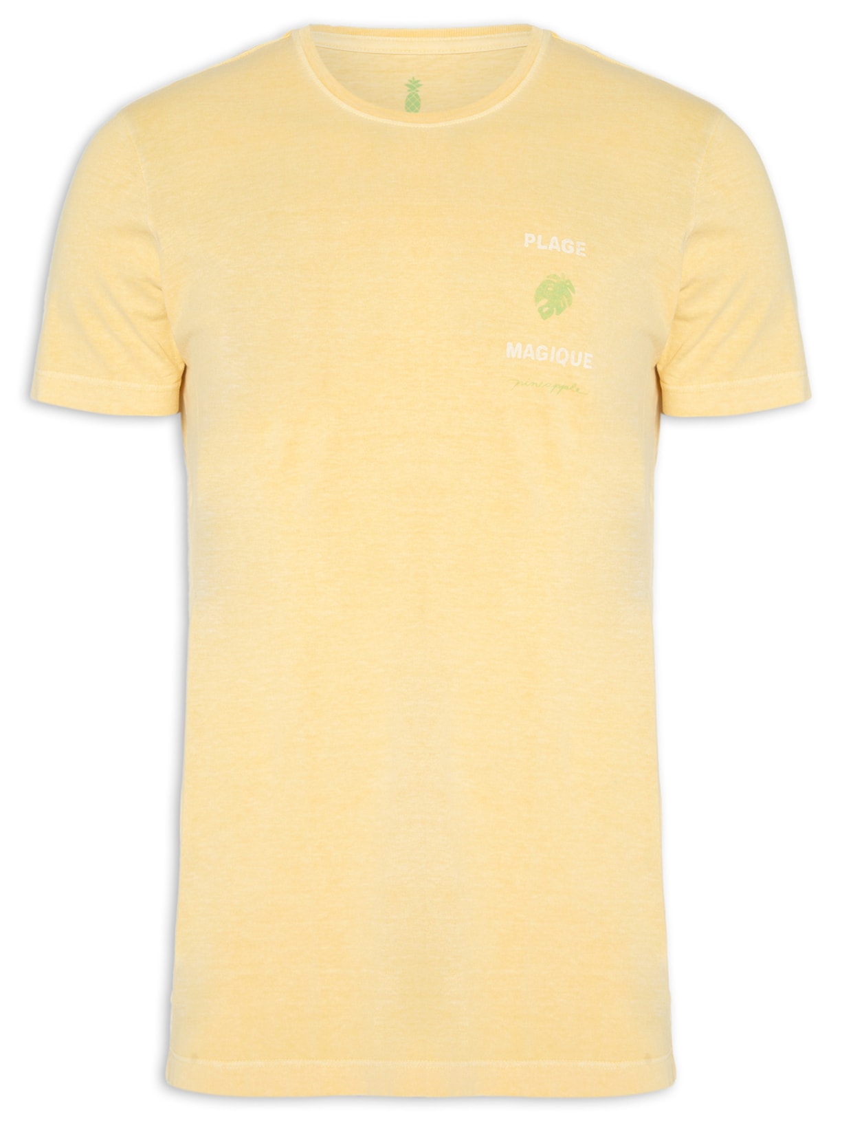 Camiseta Masculina Silkada Plage - Amarelo