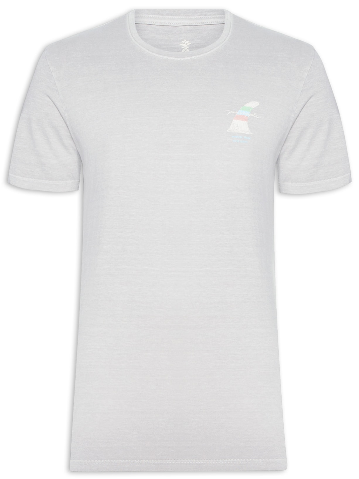 Camiseta Masculina Silkada Quilha - Cinza