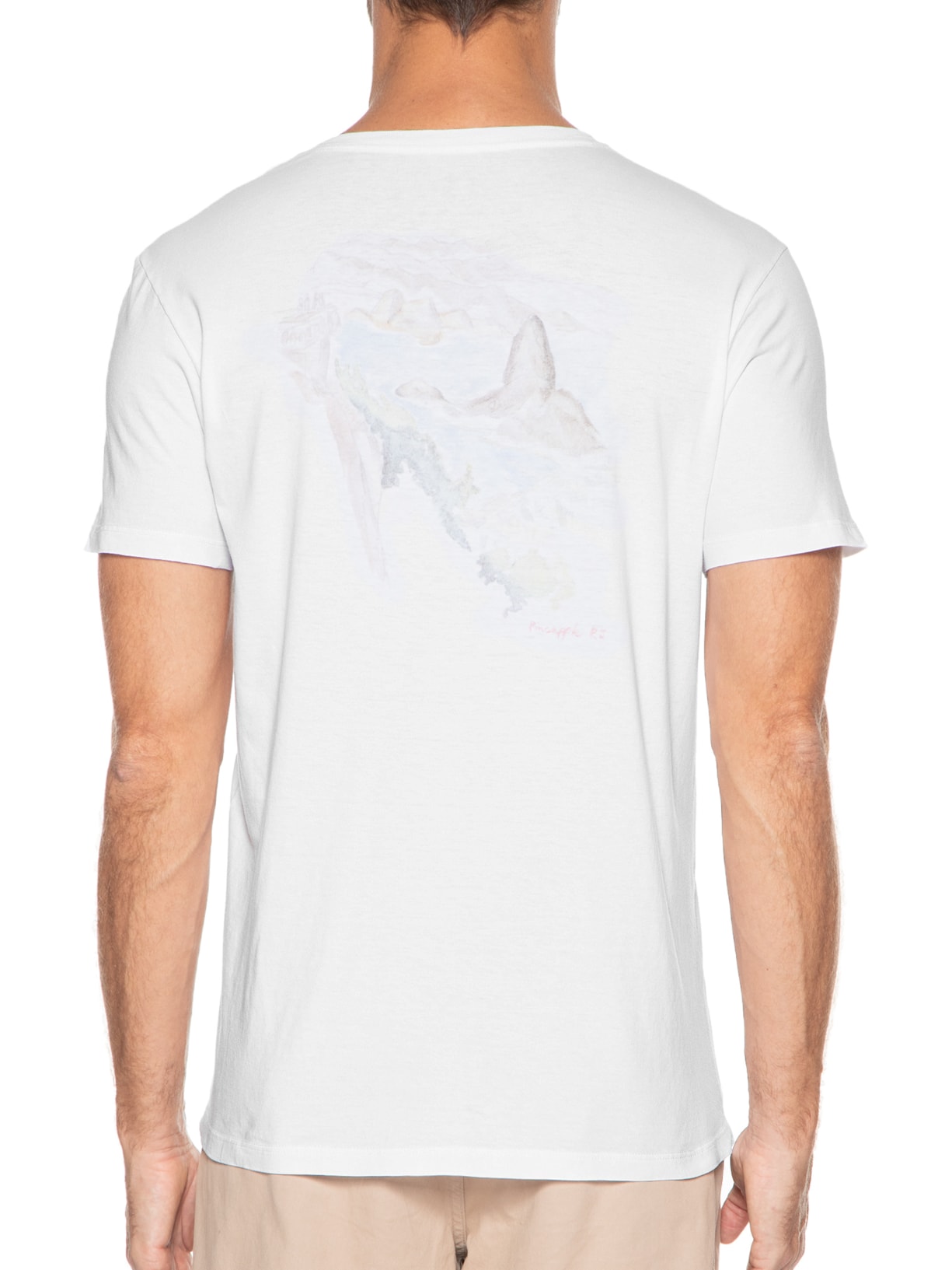 Camiseta Masculina Silkada Rio De Janeiro Branco Pineapple