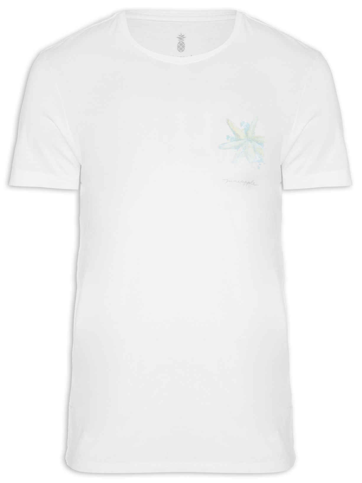 Camiseta Masculina Silkada Starfish - Branco