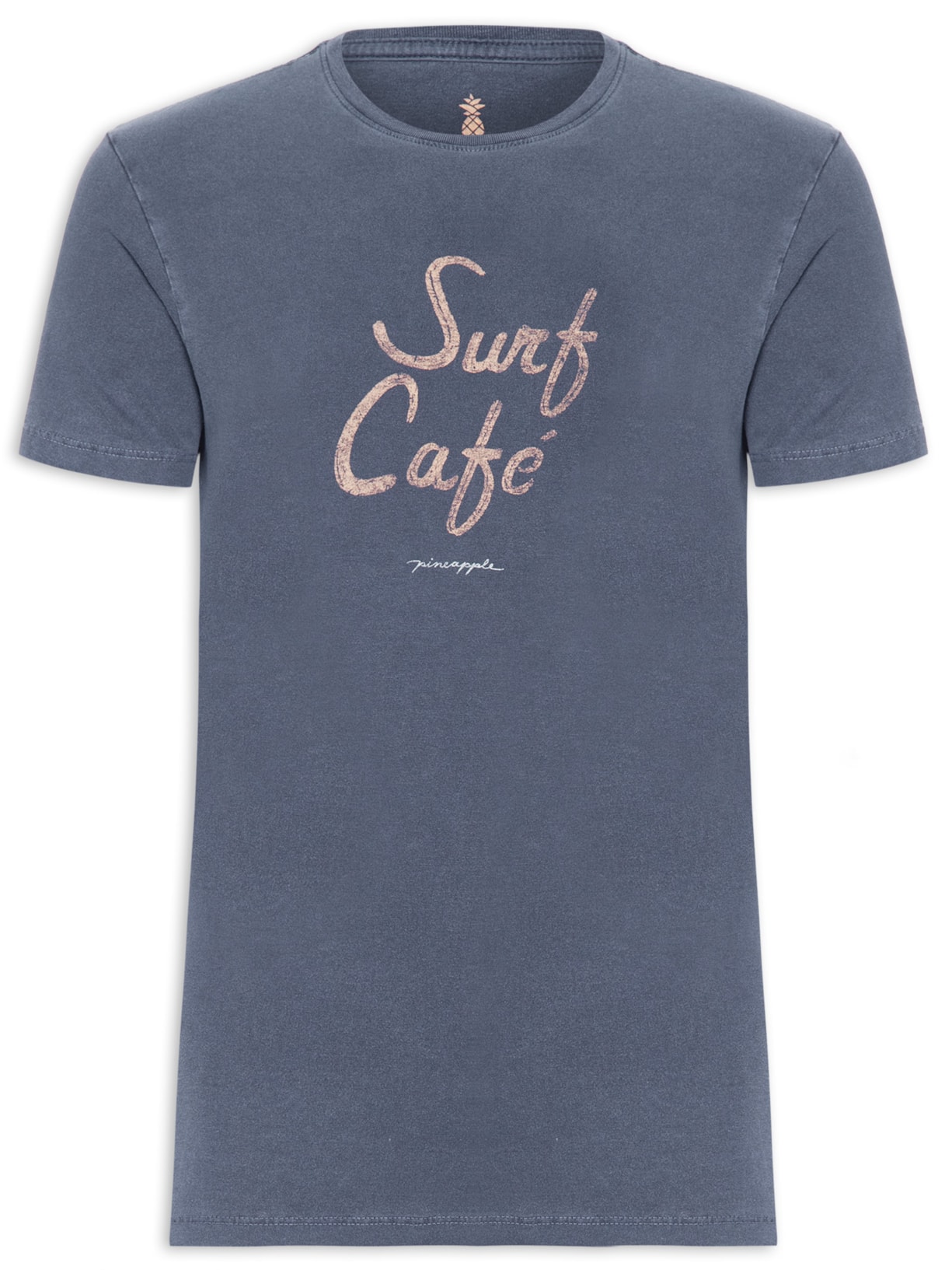 Camiseta Masculina Silkada Surf Café - Azul