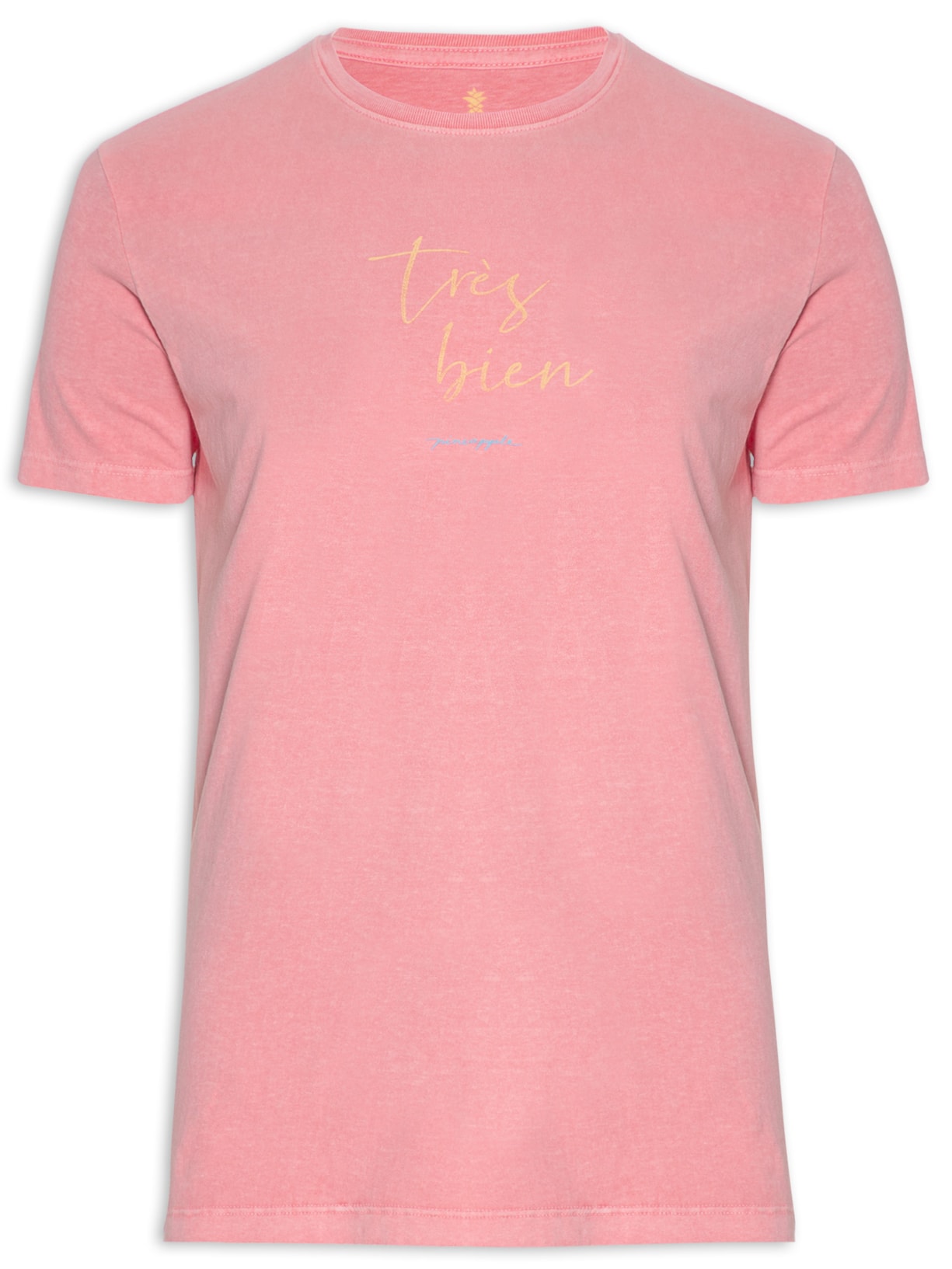 Camiseta Masculina Silkada Très Bien - Rosa