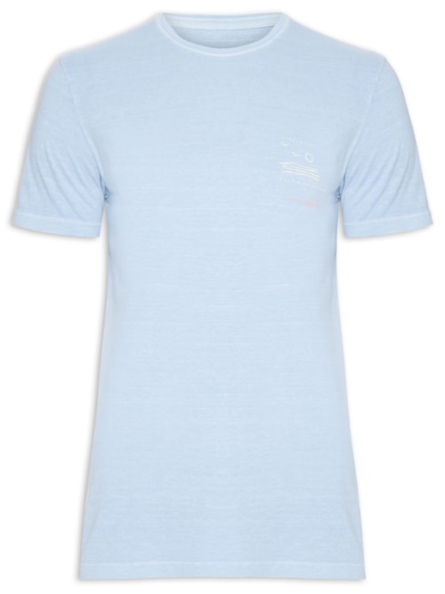 Camiseta Masculina Silkada View - Azul