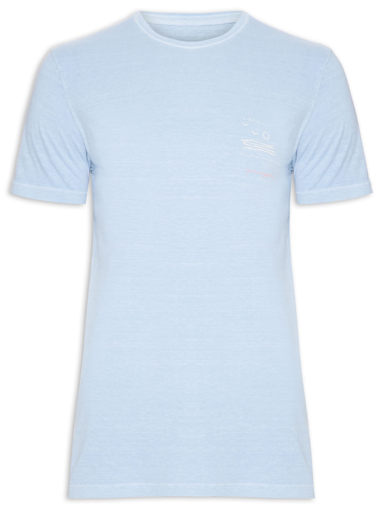 Camiseta Masculina Silkada View - Azul