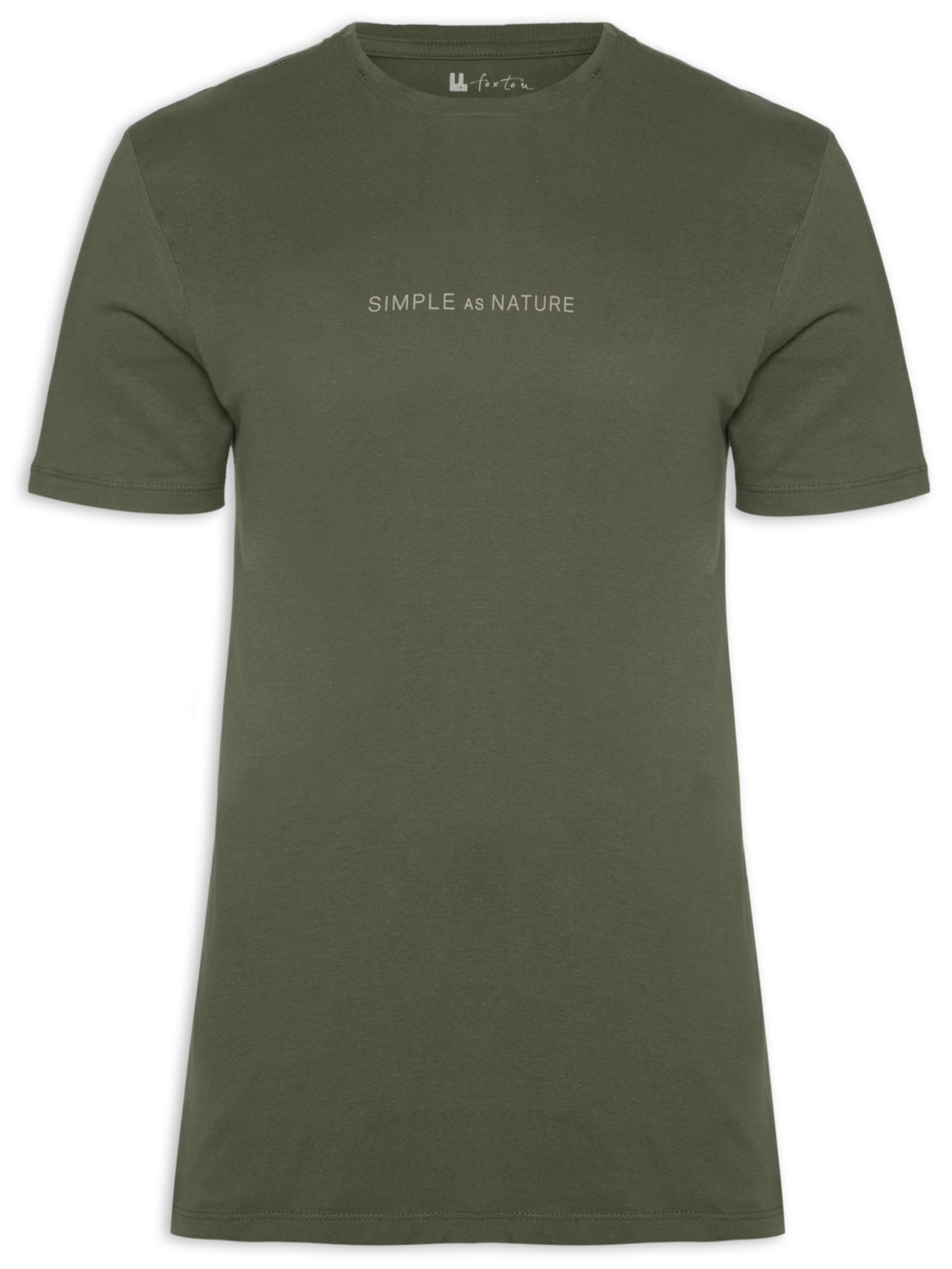 Camiseta Masculina Simple As Nature - Verde