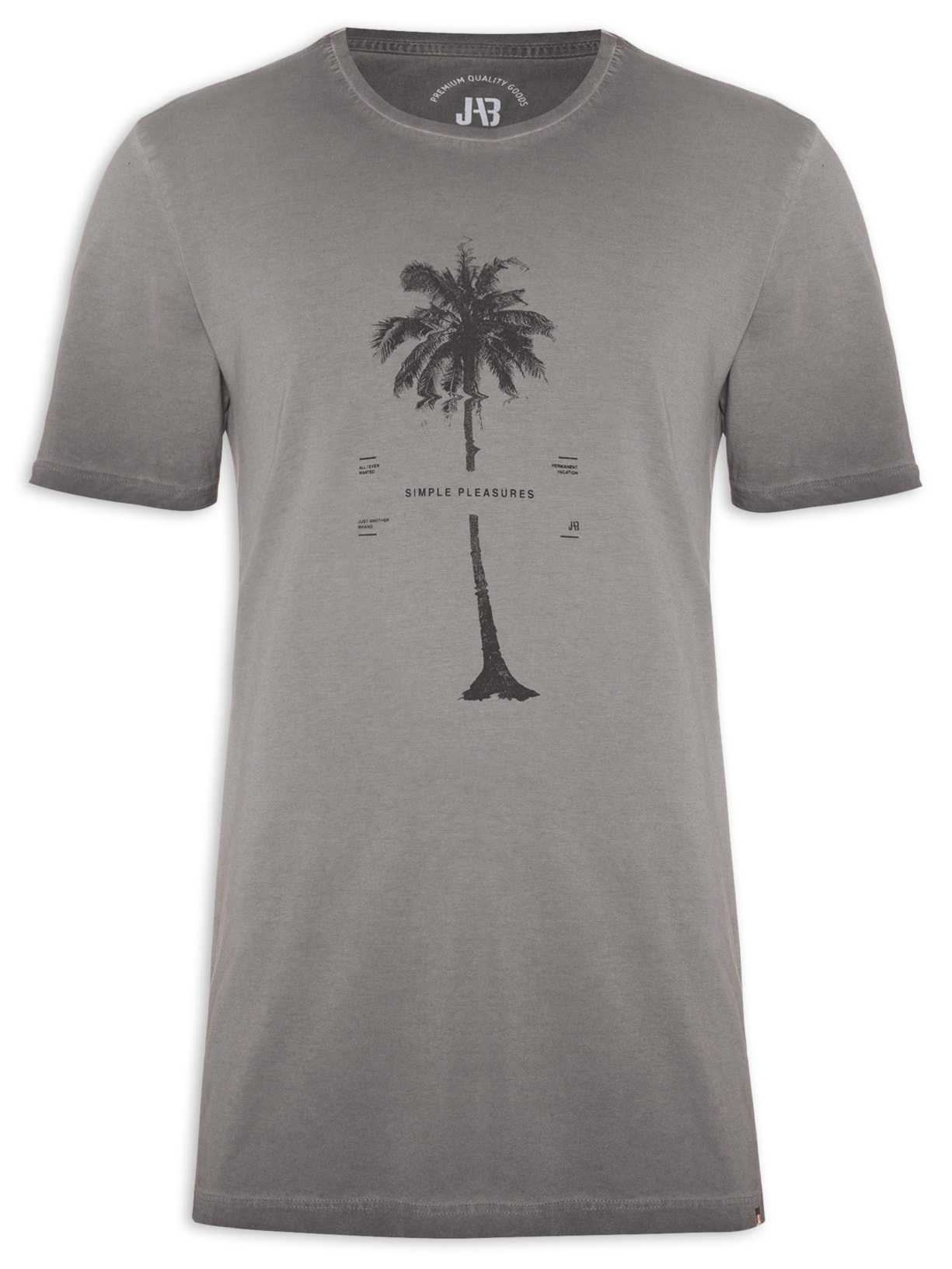 Camiseta Masculina Simple Pleasures - Preto