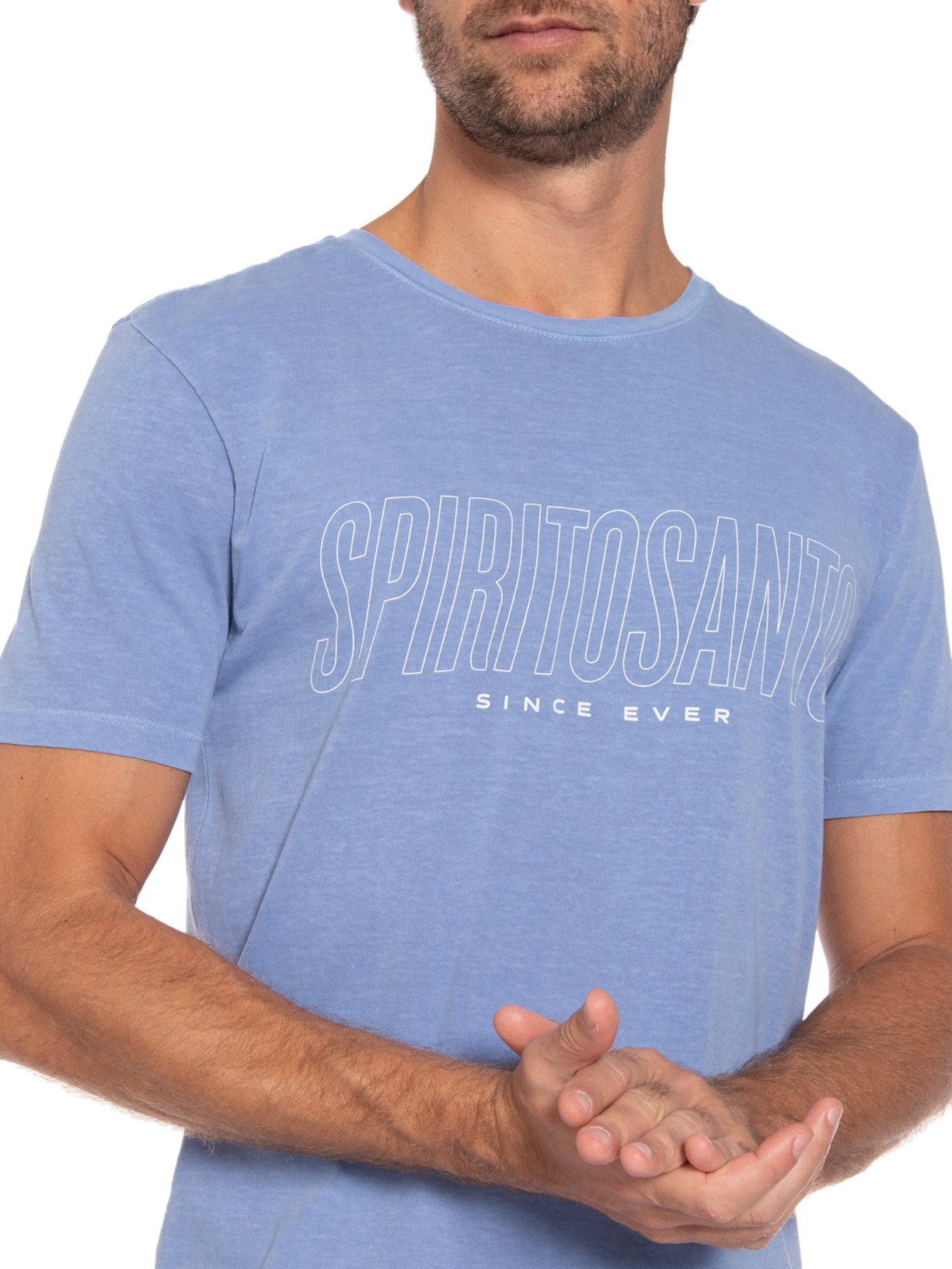 Camiseta Masculina Since Ever Azul Spirito Santo