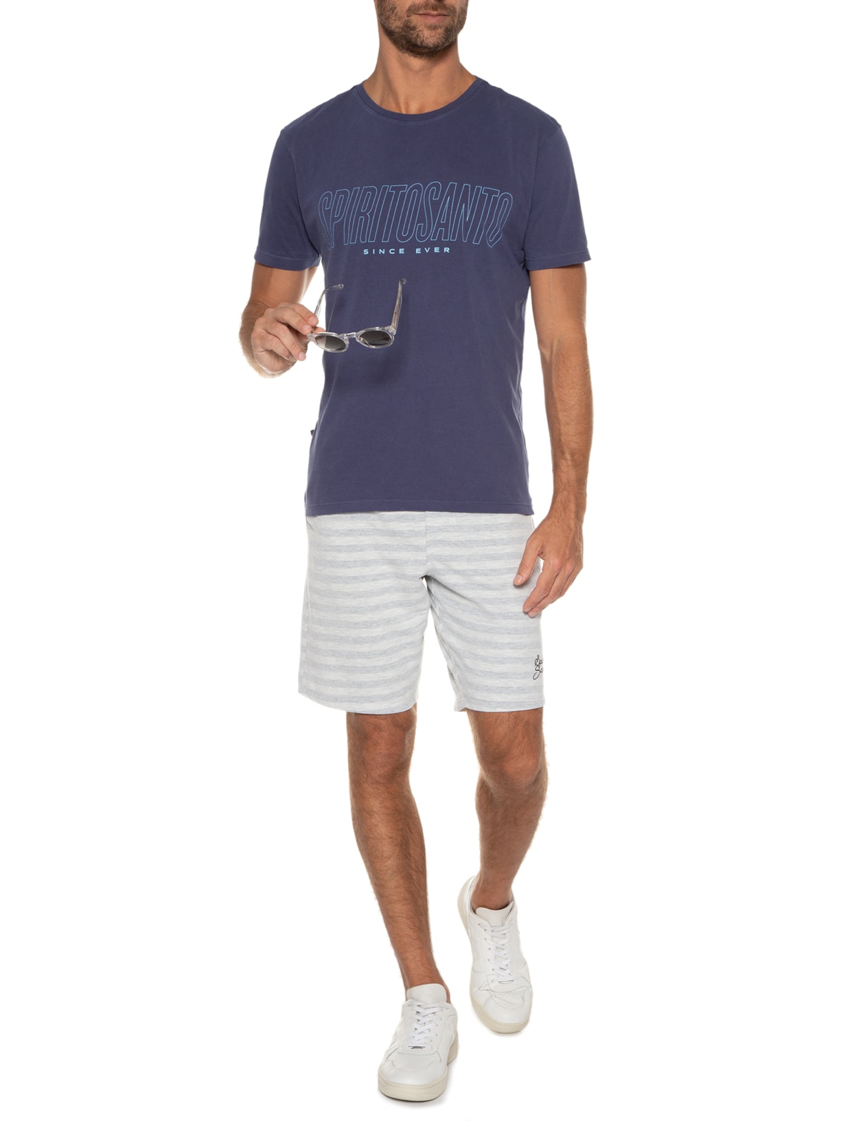 Camiseta Masculina Since Ever Azul Spirito Santo
