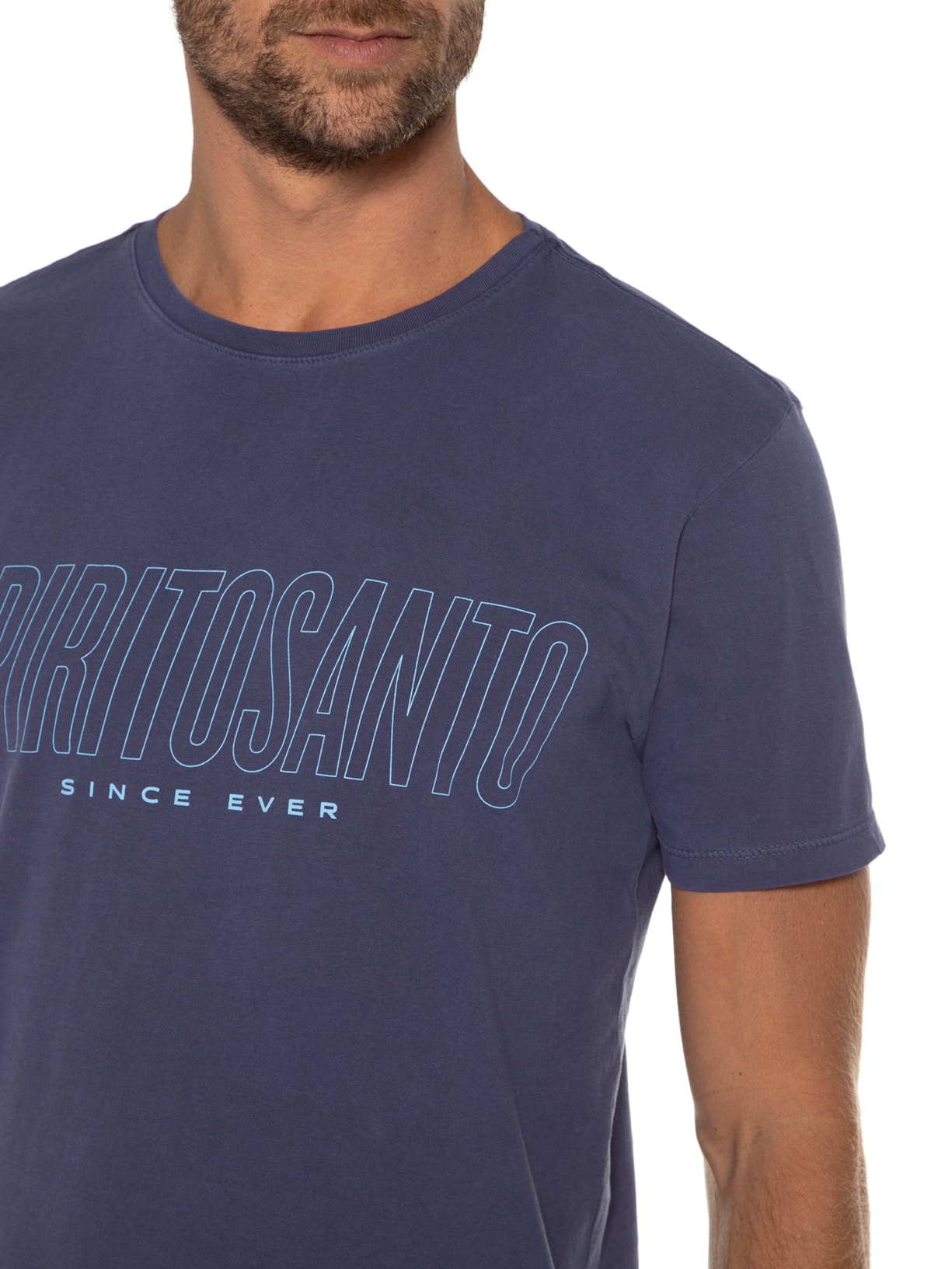 Camiseta Masculina Since Ever Azul Spirito Santo