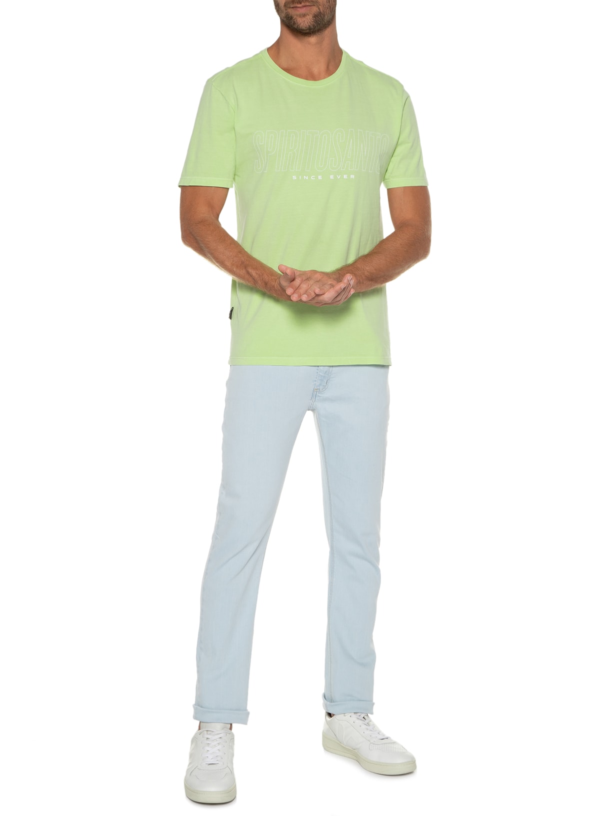 Camiseta Masculina Since Ever Verde Spirito Santo
