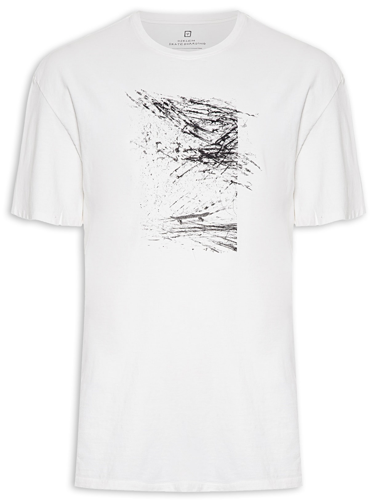Camiseta Masculina Sk8 Black Mess - Branco
