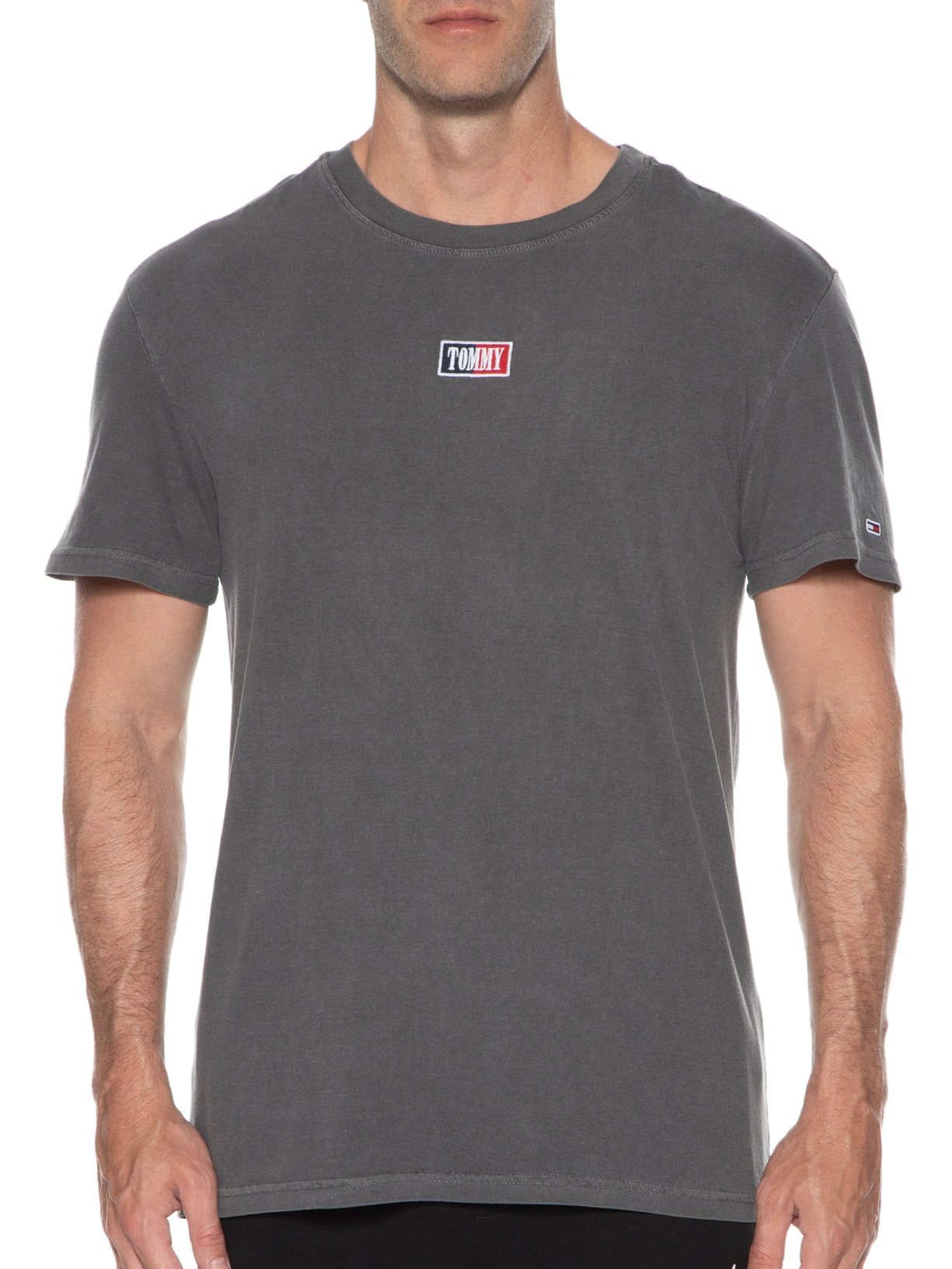 Camiseta Masculina Skate Cinza Tommy Jeans