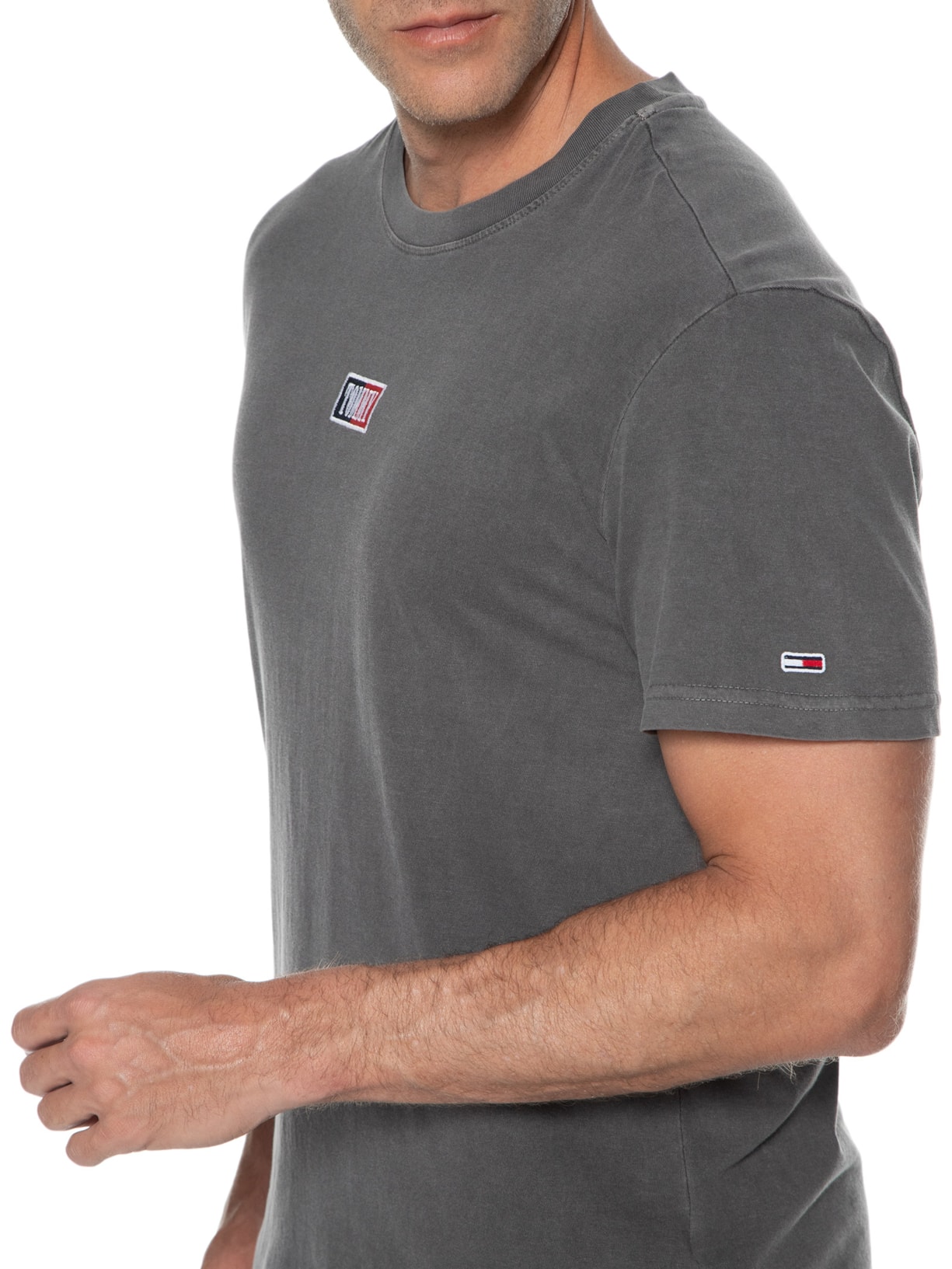 Camiseta Masculina Skate Cinza Tommy Jeans