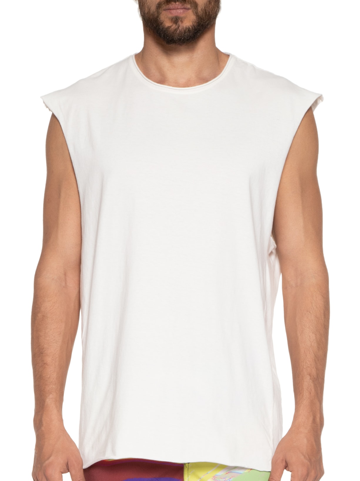 Camiseta Masculina Sleveless Branco Osklen