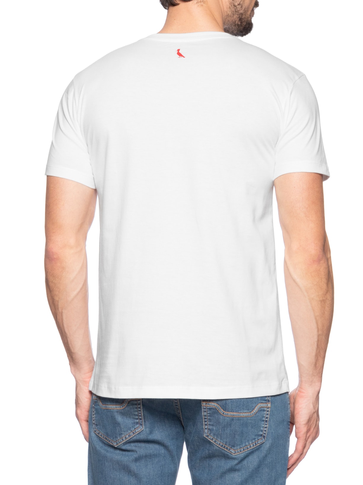 Camiseta Masculina Slim Born To Be Carioca Rj Branco  Reserva
