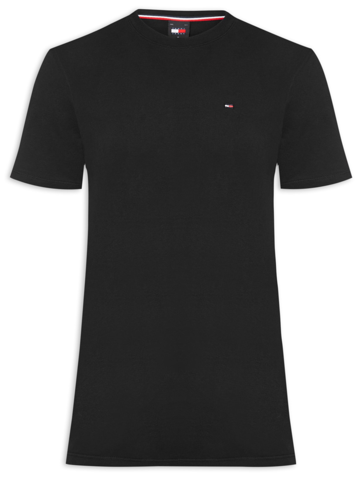 Camiseta Masculina Slim C Neck Tee - Preto