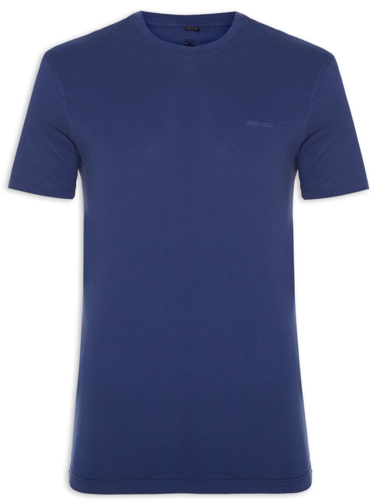 Camiseta Masculina Slim Clean - Azul