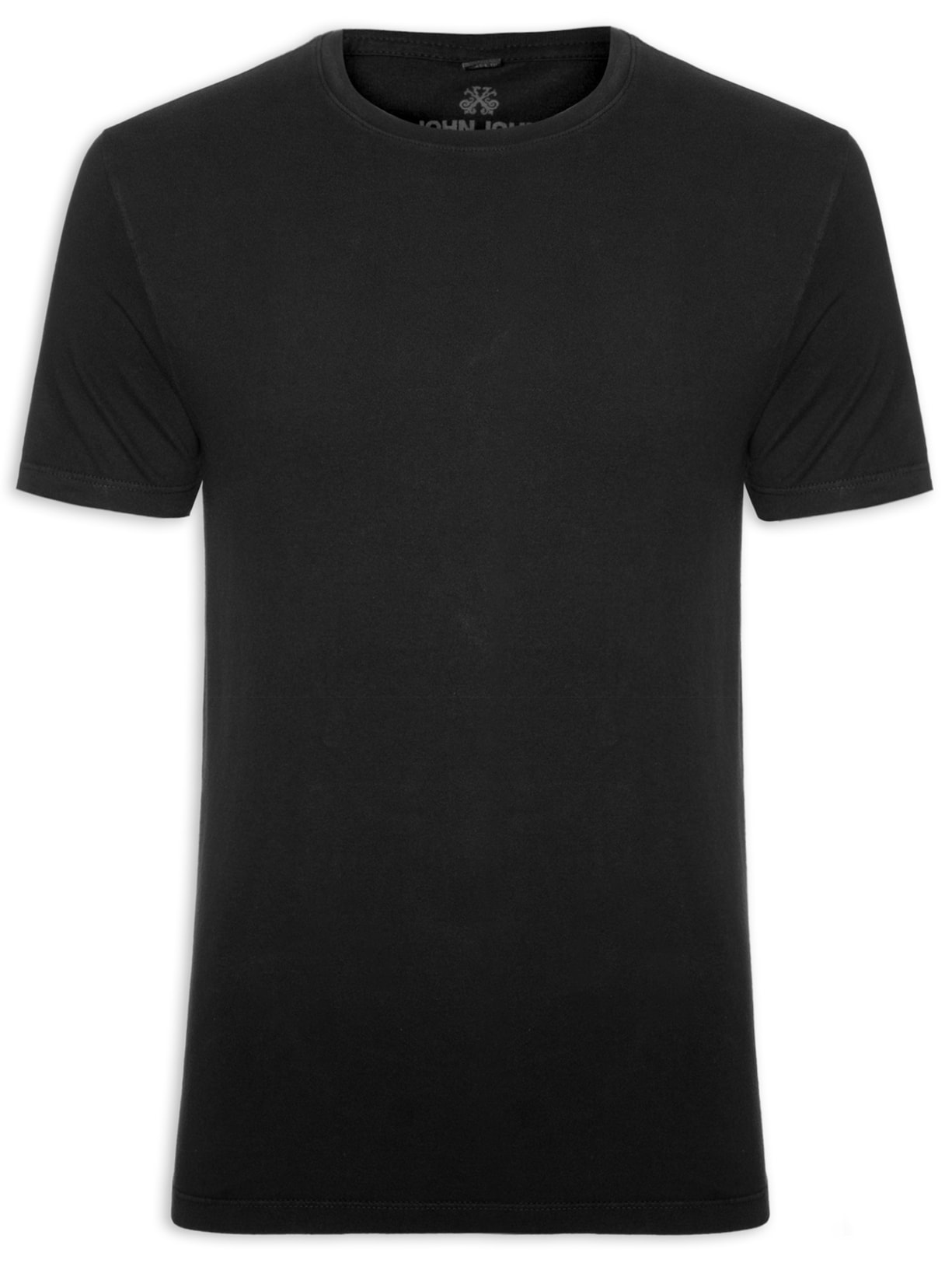 Camiseta Masculina Slim Clean - Preto