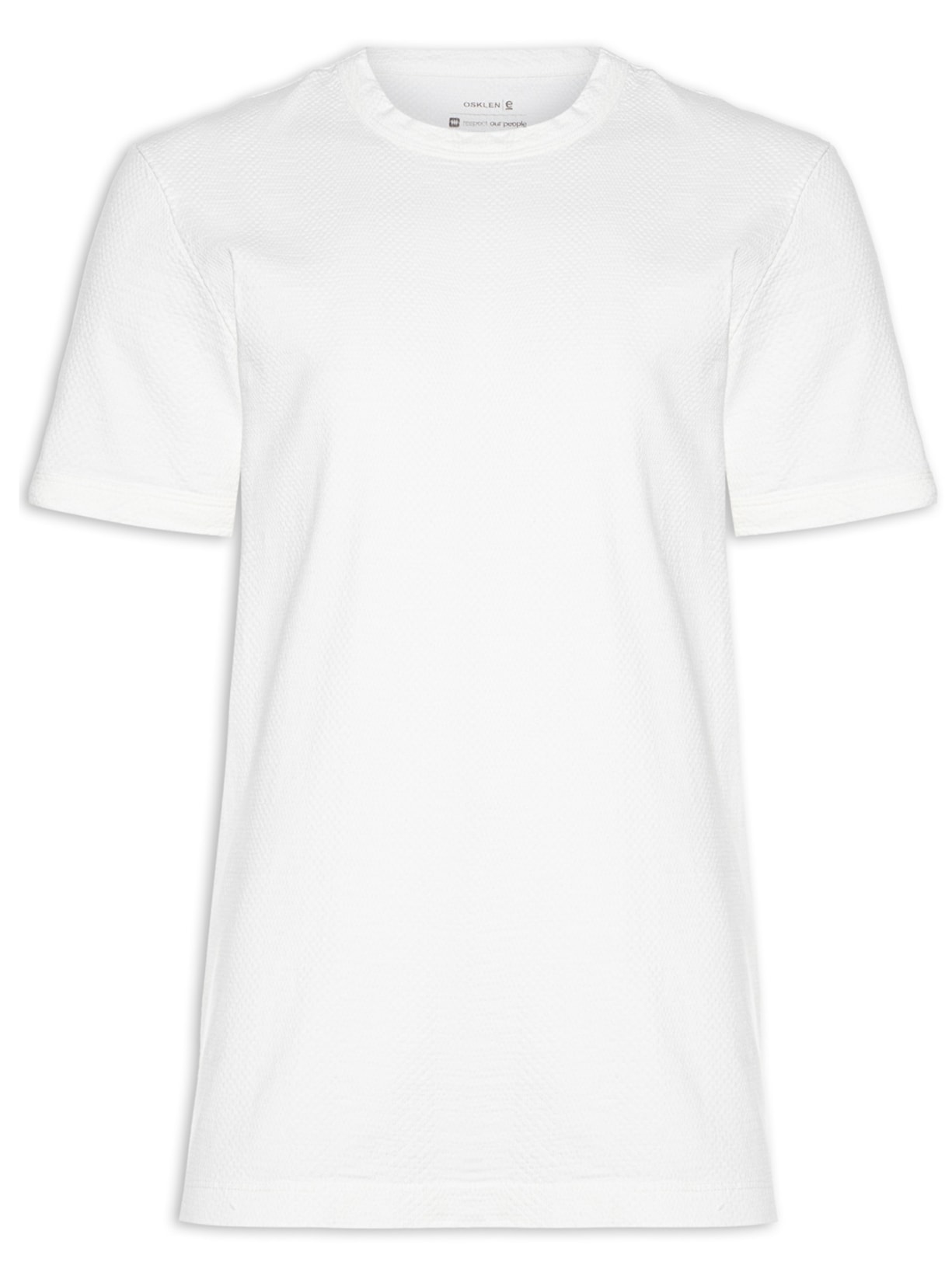 Camiseta Masculina Slim Color - Branco