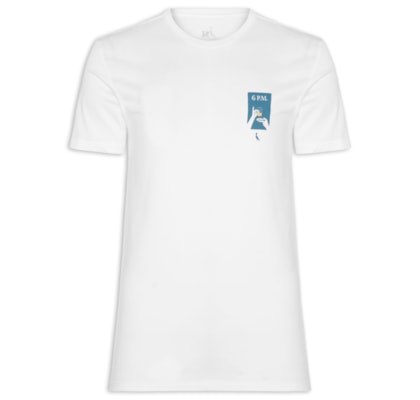 Camiseta Masculina Slim Estampada Copinho 6am - Branco 
