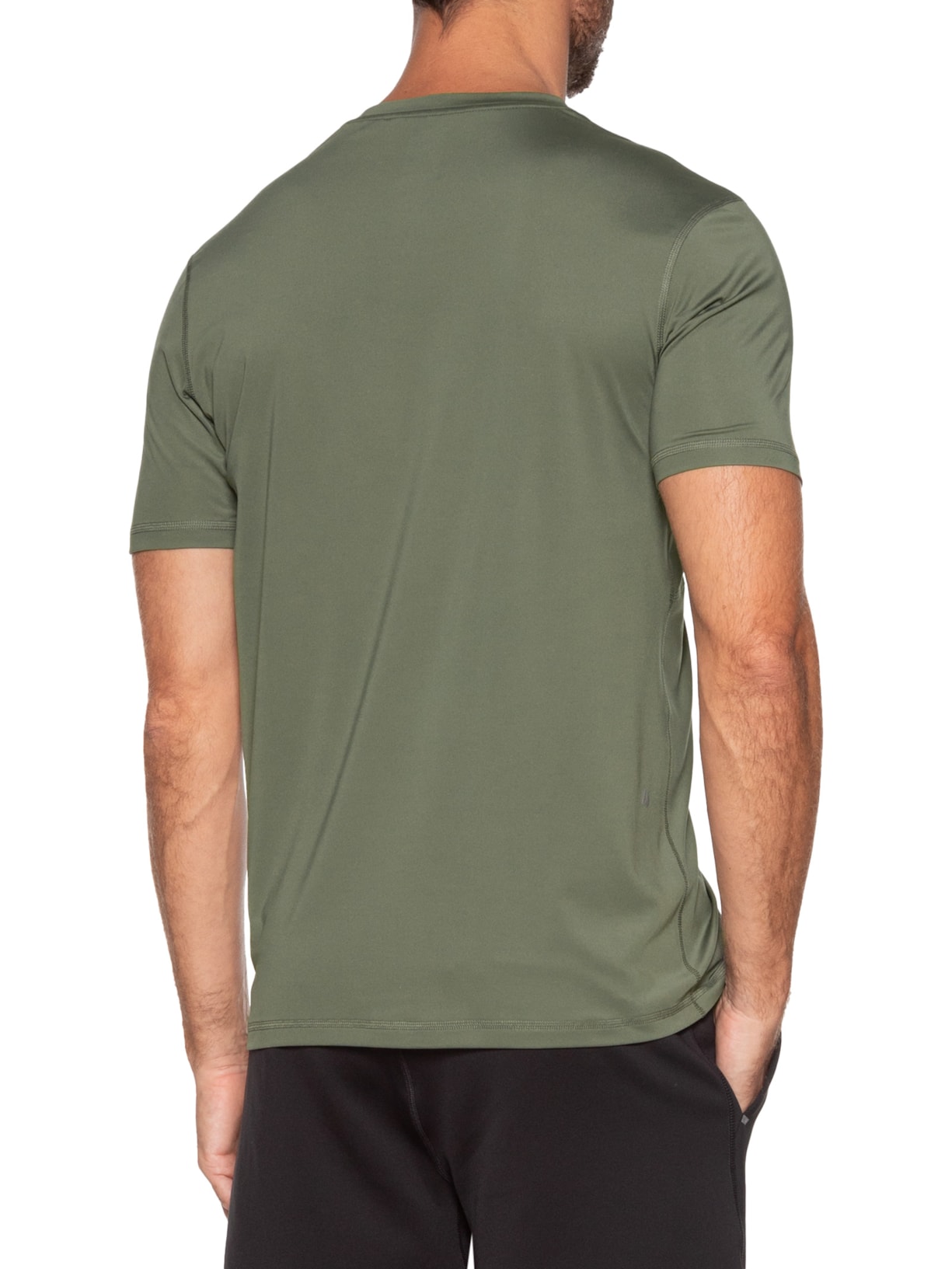 Camiseta Masculina Slim-Fit com Logo Tee Ac Bege Boss